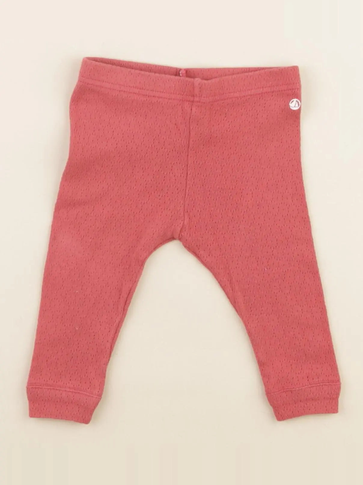 Petit Bateau - legging rose - 6 mois