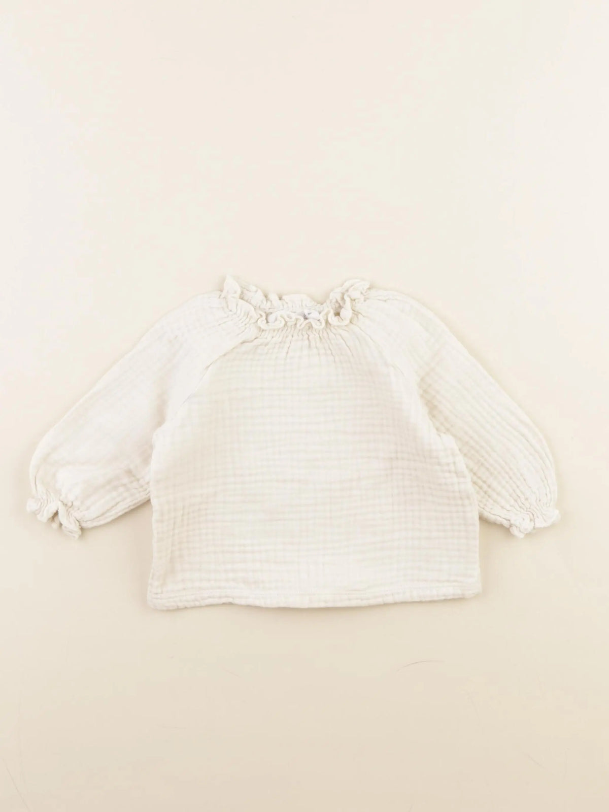 Zara - blouse beige - 3/6 mois