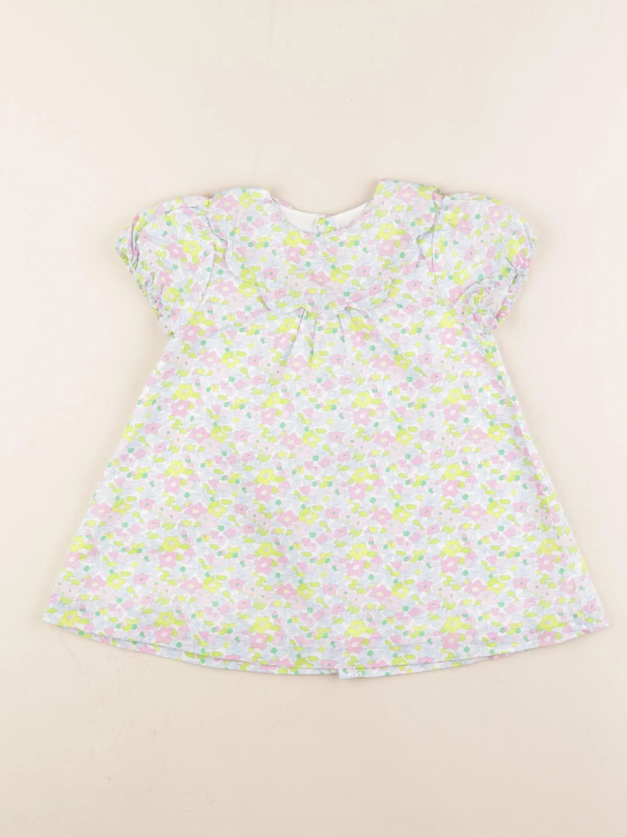 Jacadi - robe liberty multicolore - 18 mois