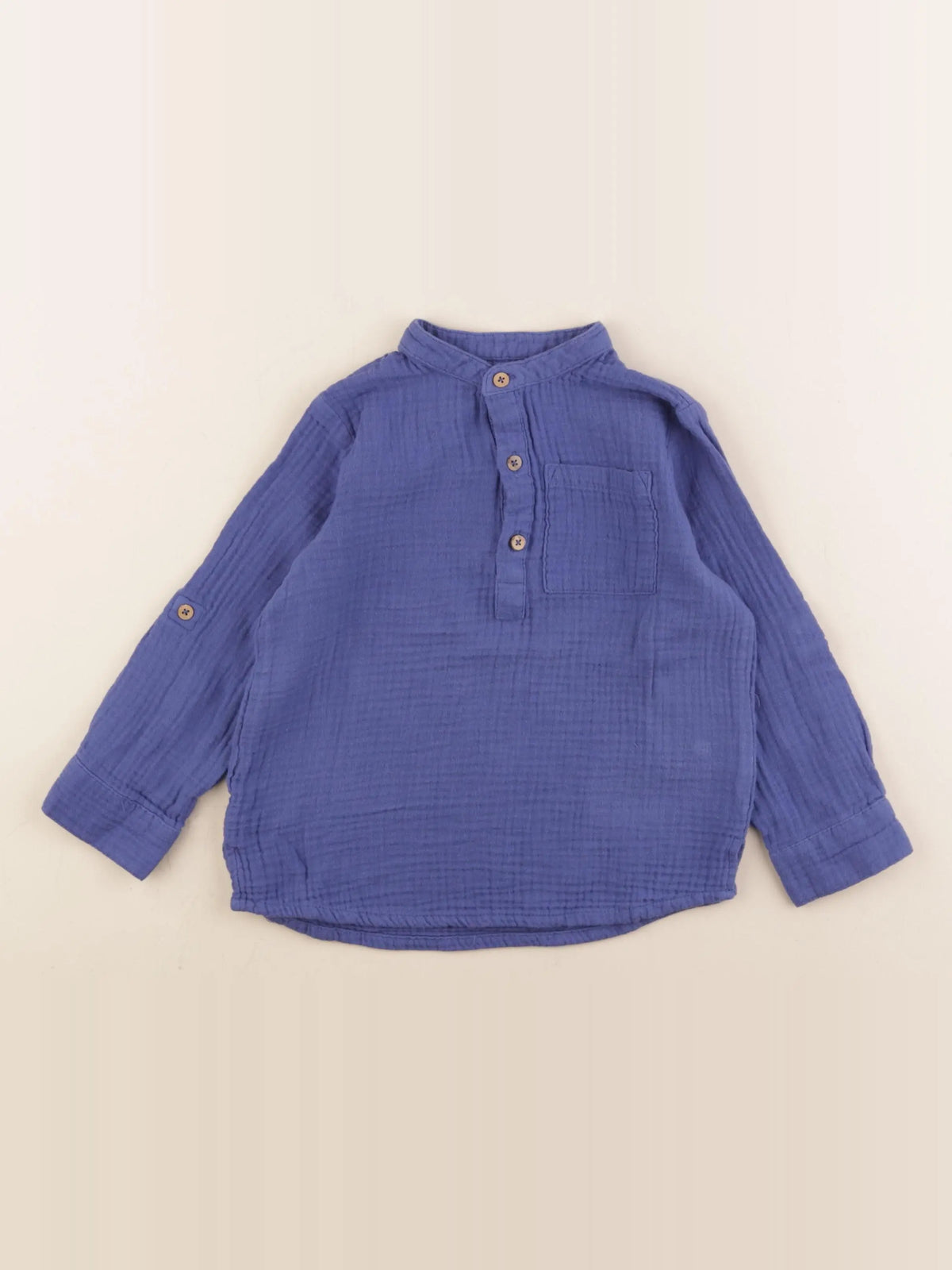 Vertbaudet - chemise bleu - 5 ans