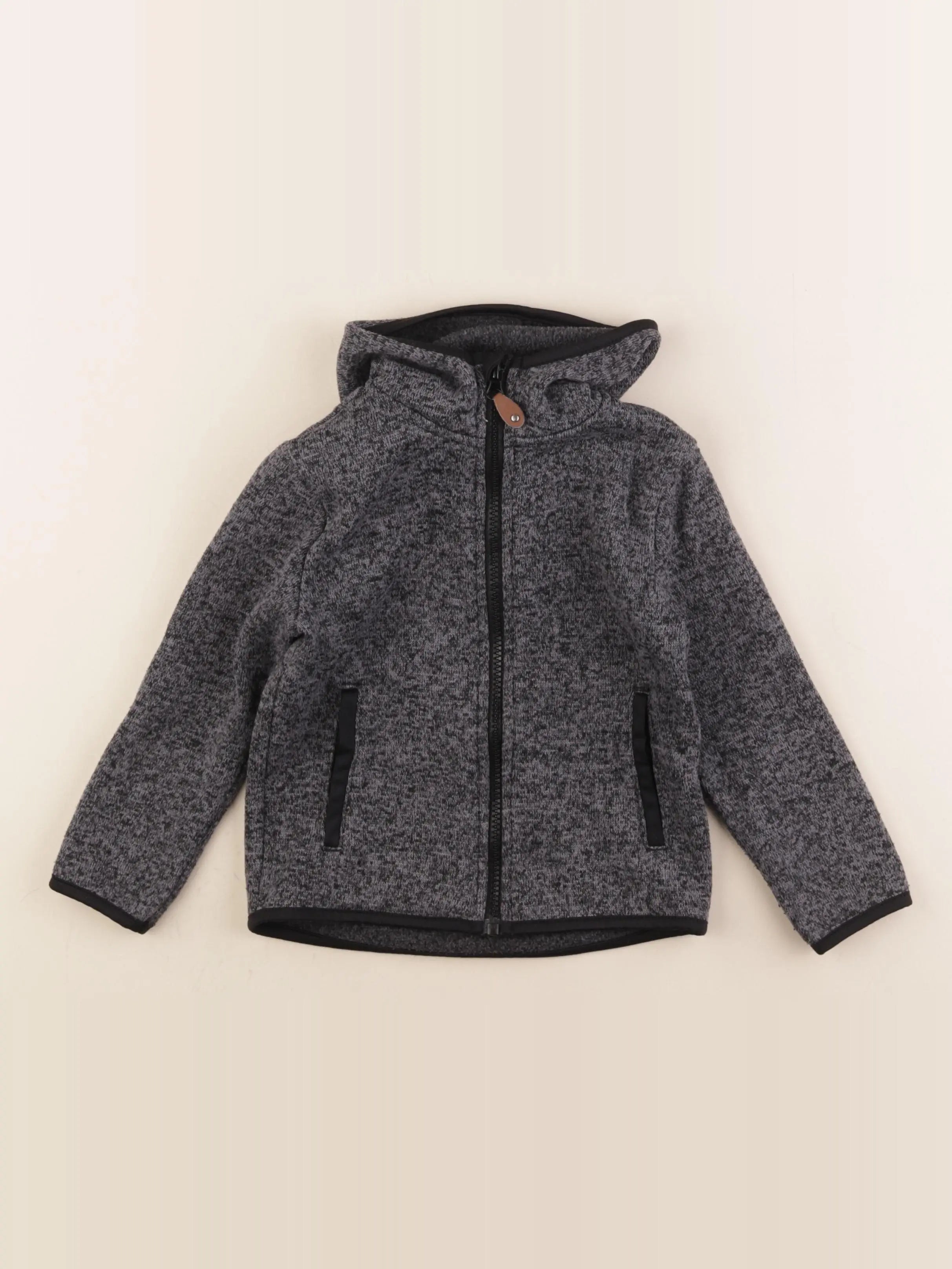 H&M - pull gris - 3/4 ans