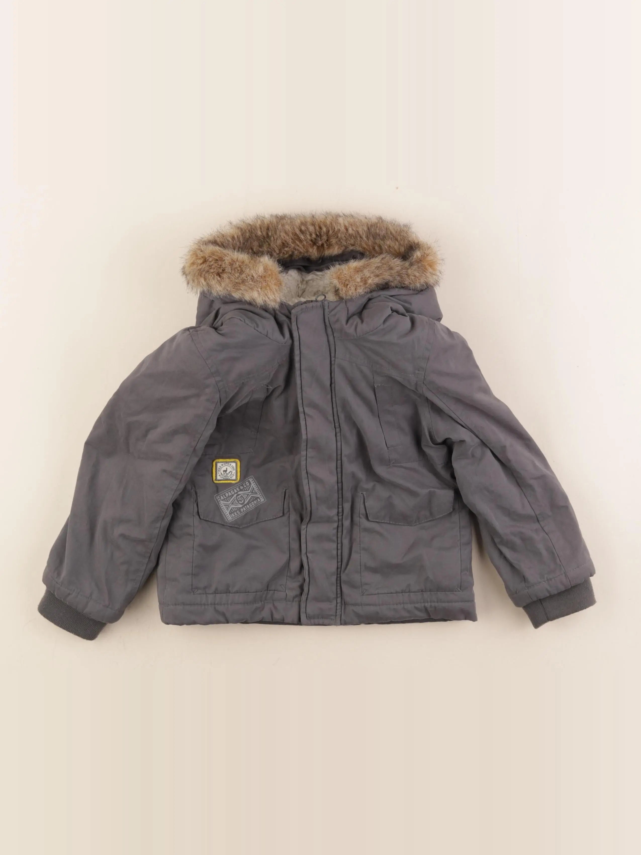 IKKS - parka gris - 2 ans