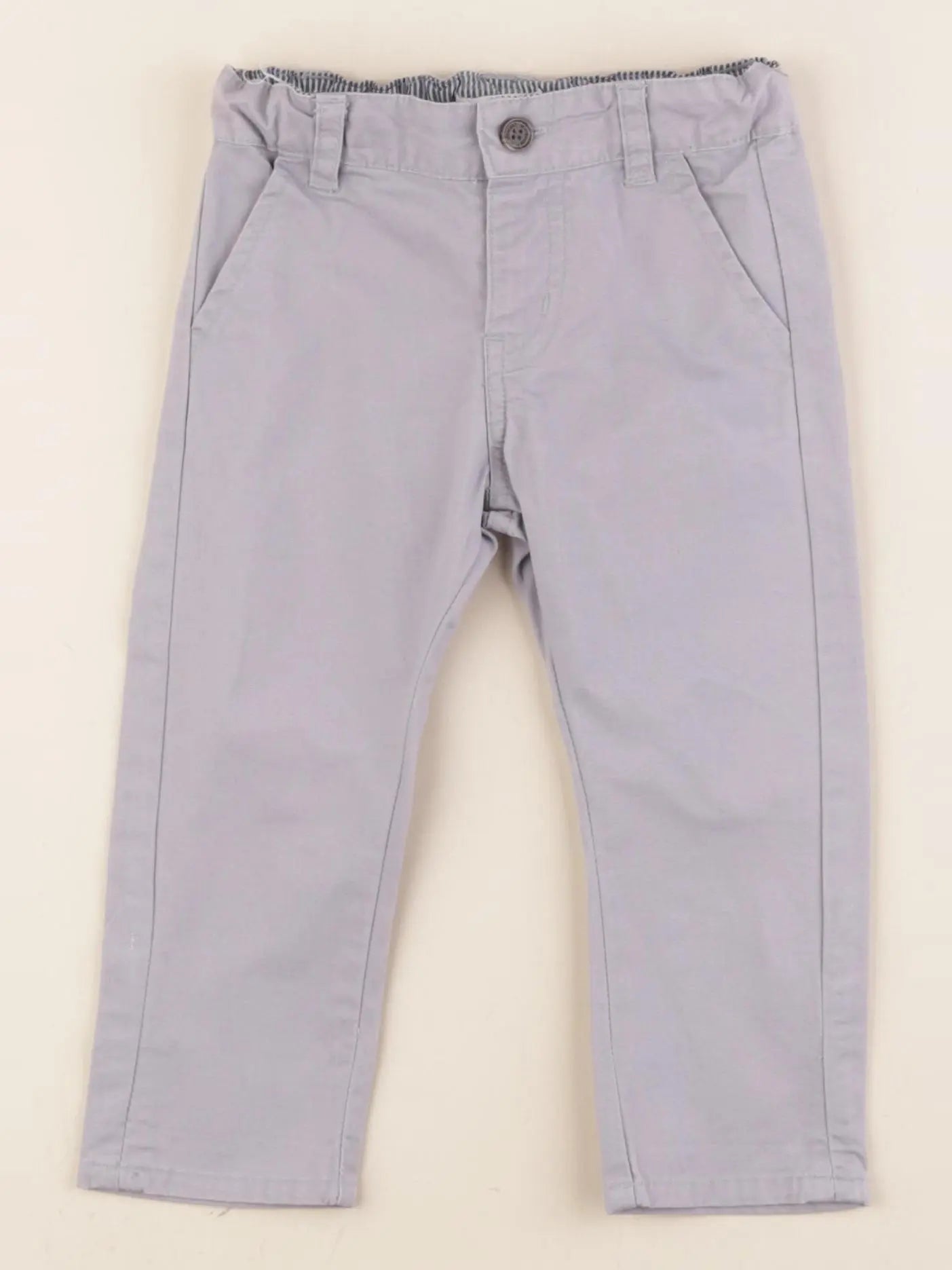 Vertbaudet - pantalon gris - 12 mois