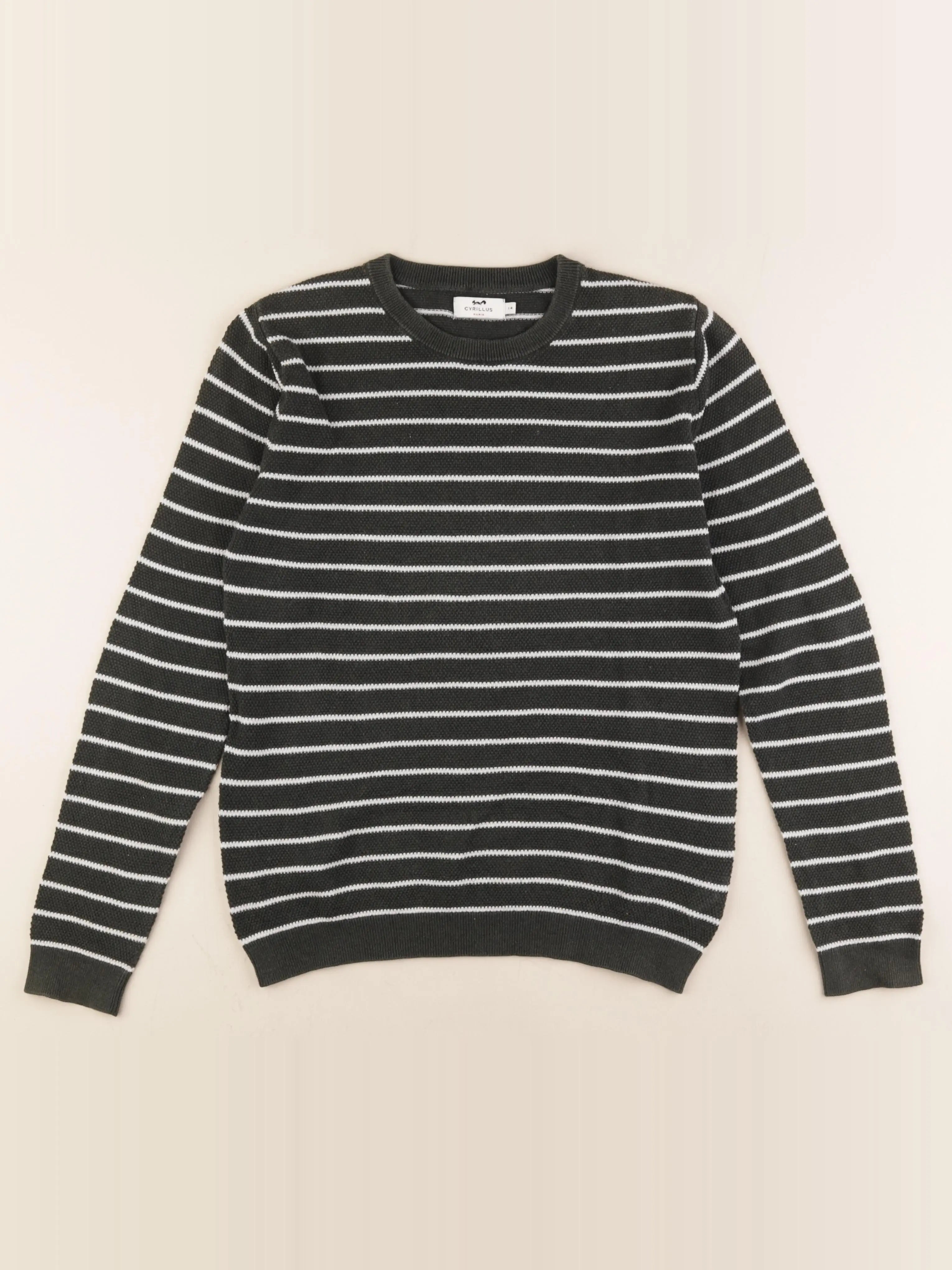 Cyrillus - pull vert - 14 ans