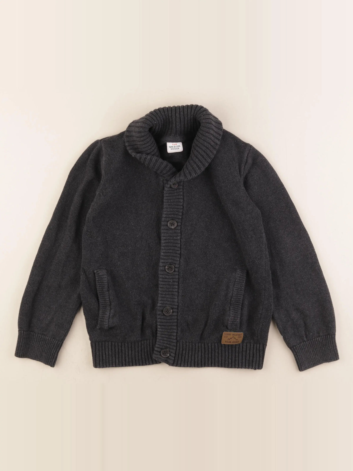 Tape à l'oeil - gilet gris - 10 ans