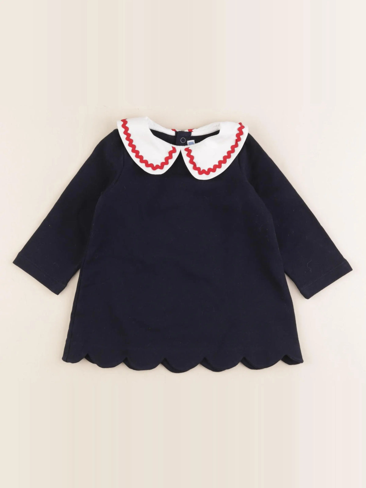 Jacadi - robe bleu - 12 mois