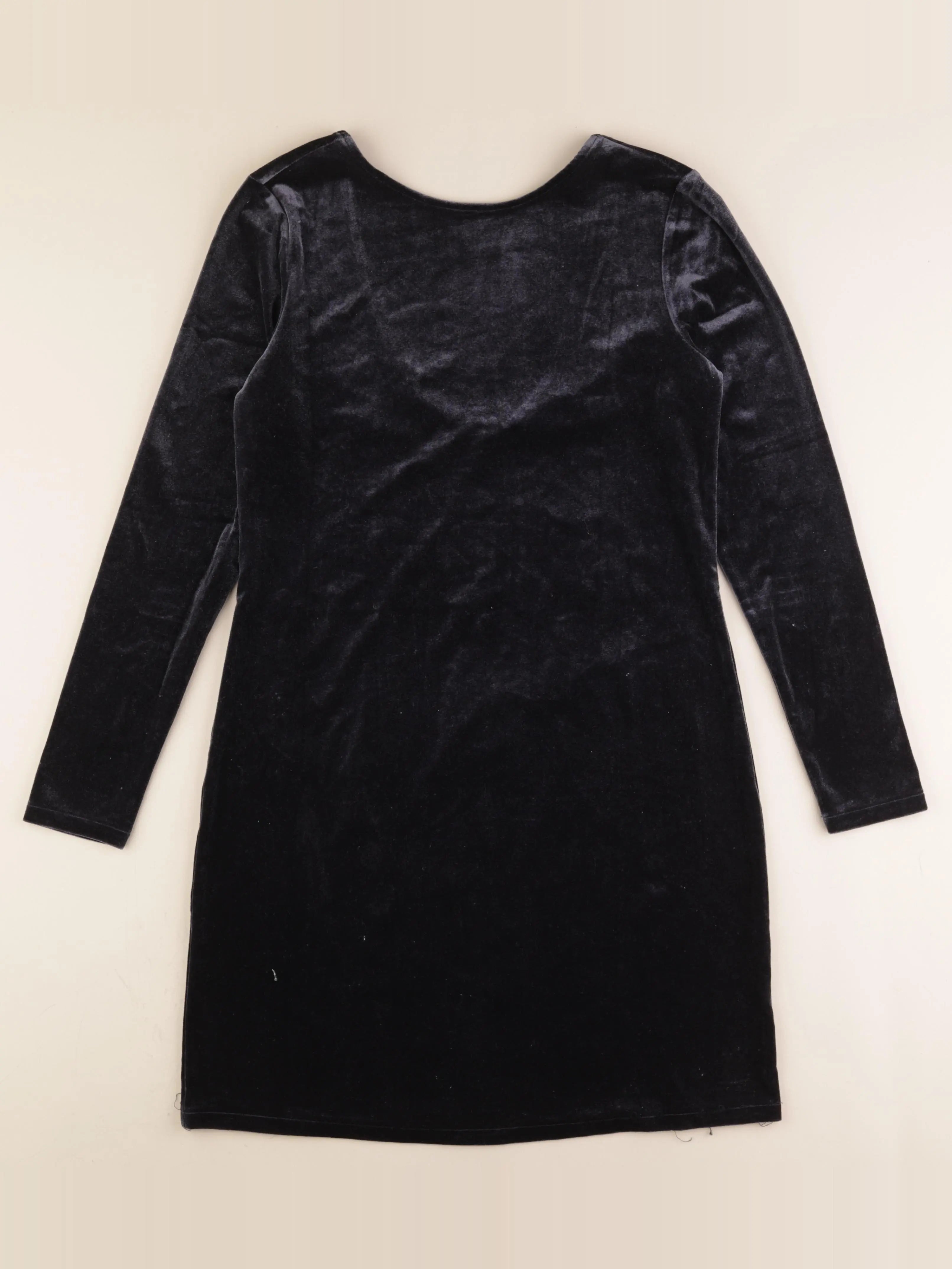 H&M - robe grossesse gris, bleu - m