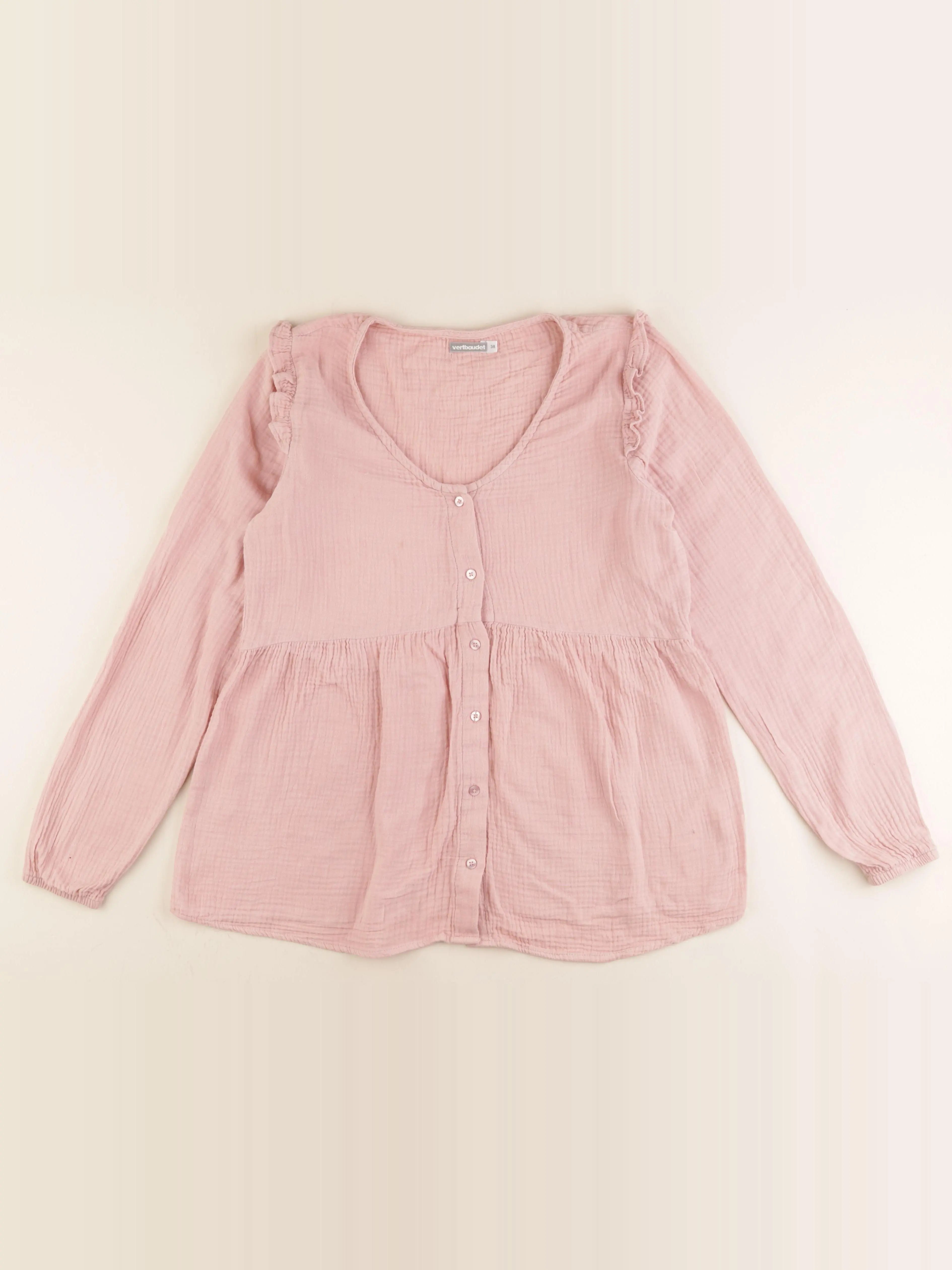 Vertbaudet - blouse grossesse rose - 38