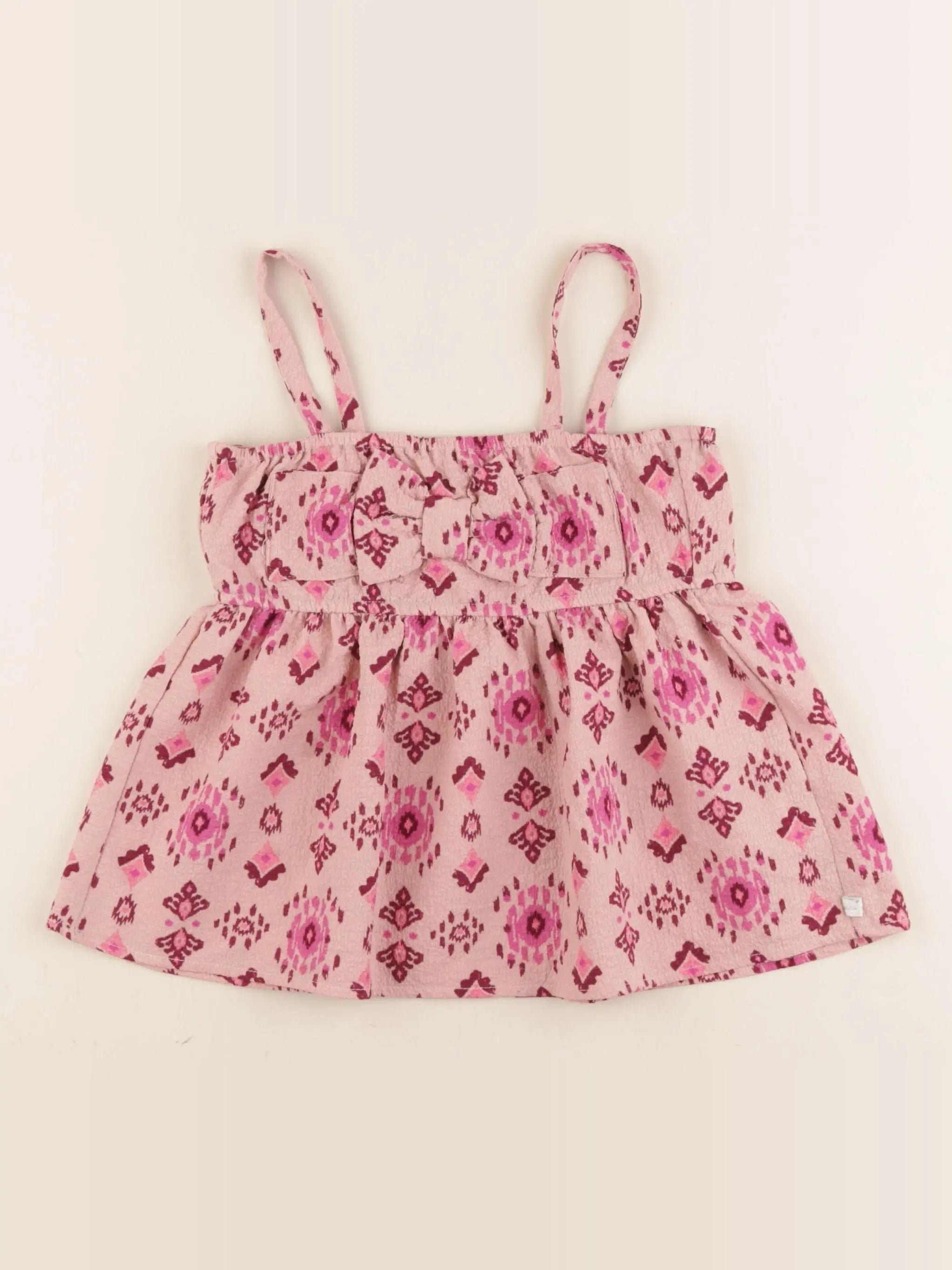 IKKS - blouse rose - 8 ans