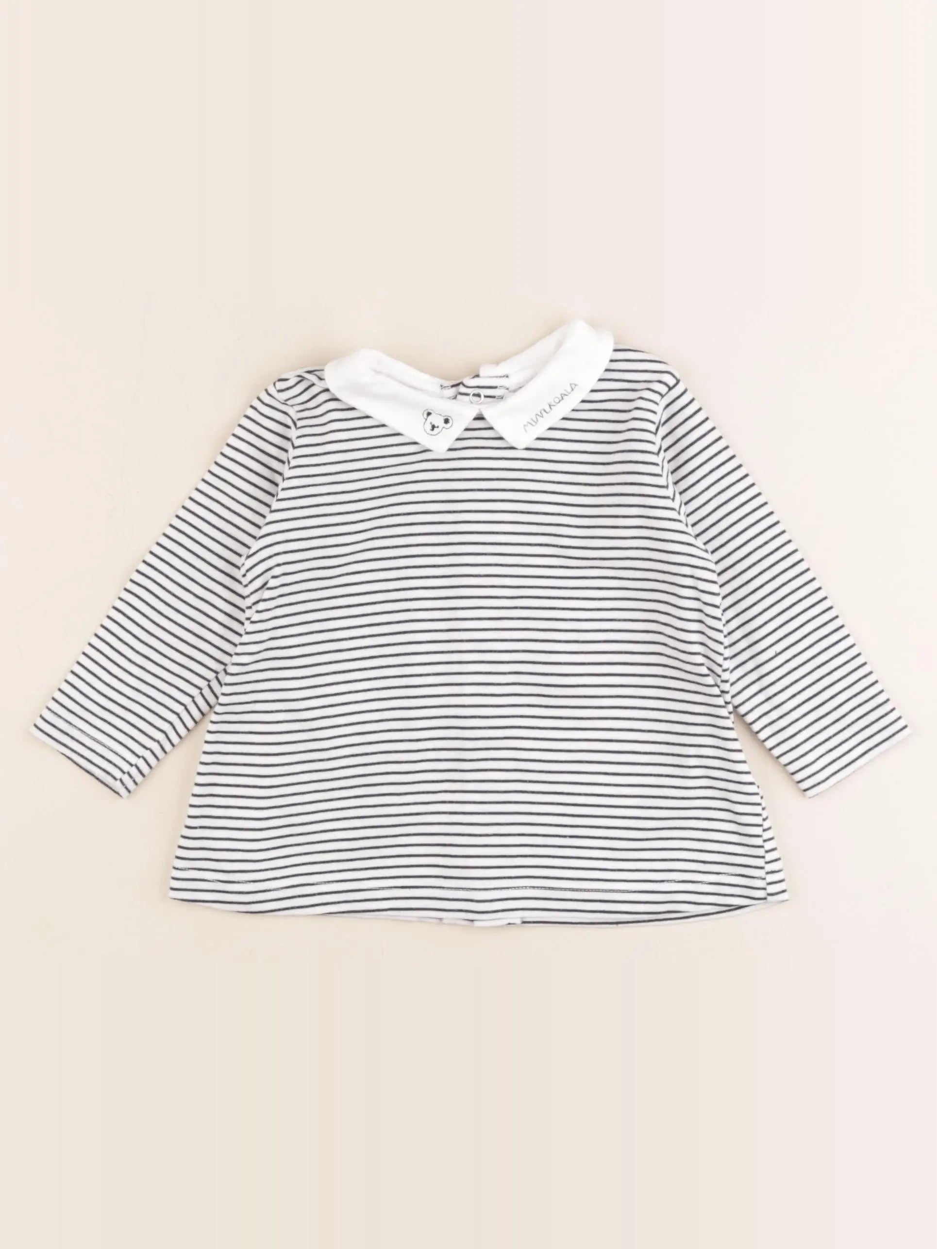 Boutchou - tee-shirt bleu - 12 mois