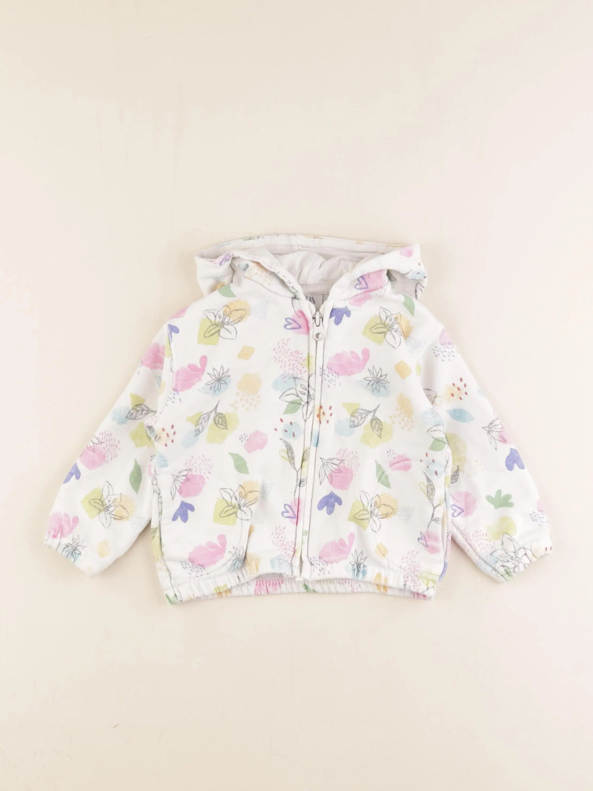 Zara - sweat multicolore - 12/18 mois