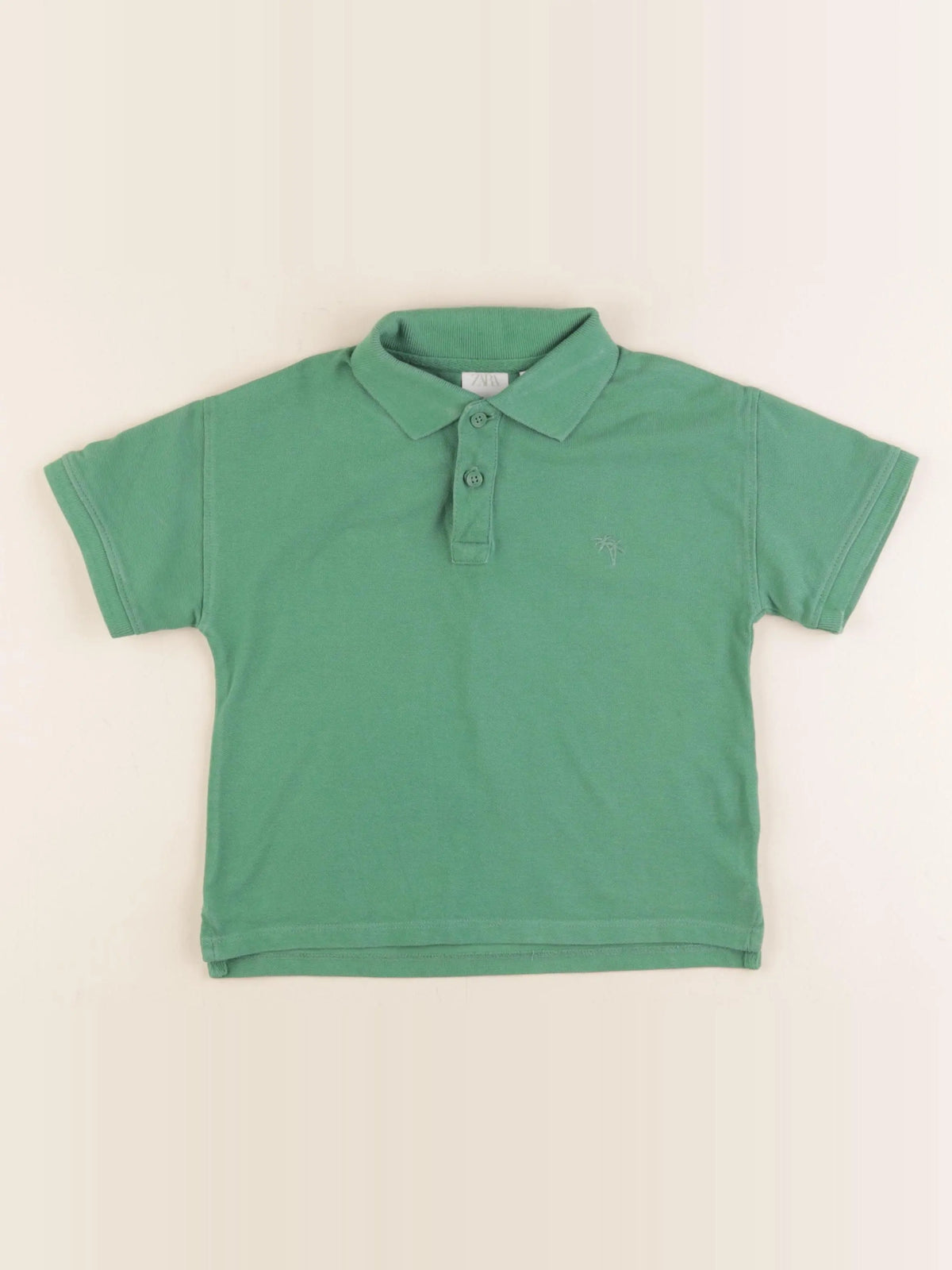 Zara - polo vert - 4 ans