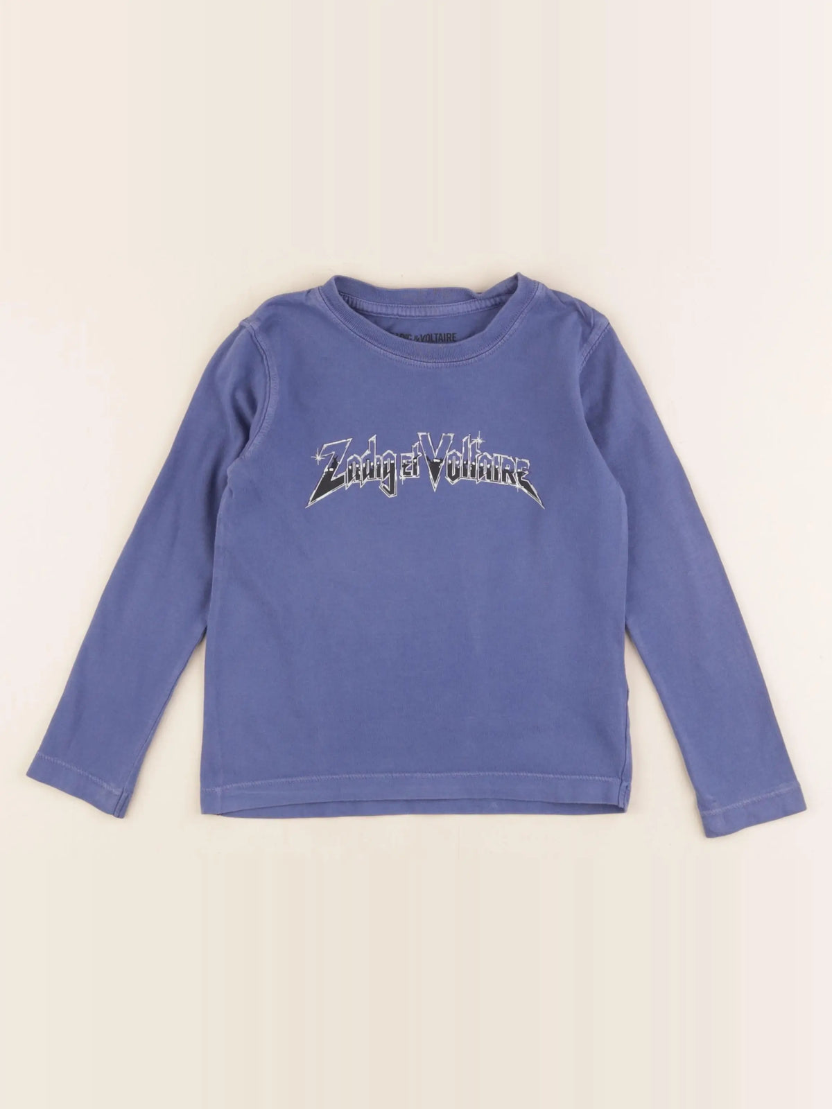 Zadig & Voltaire - tee-shirt bleu - 4 ans