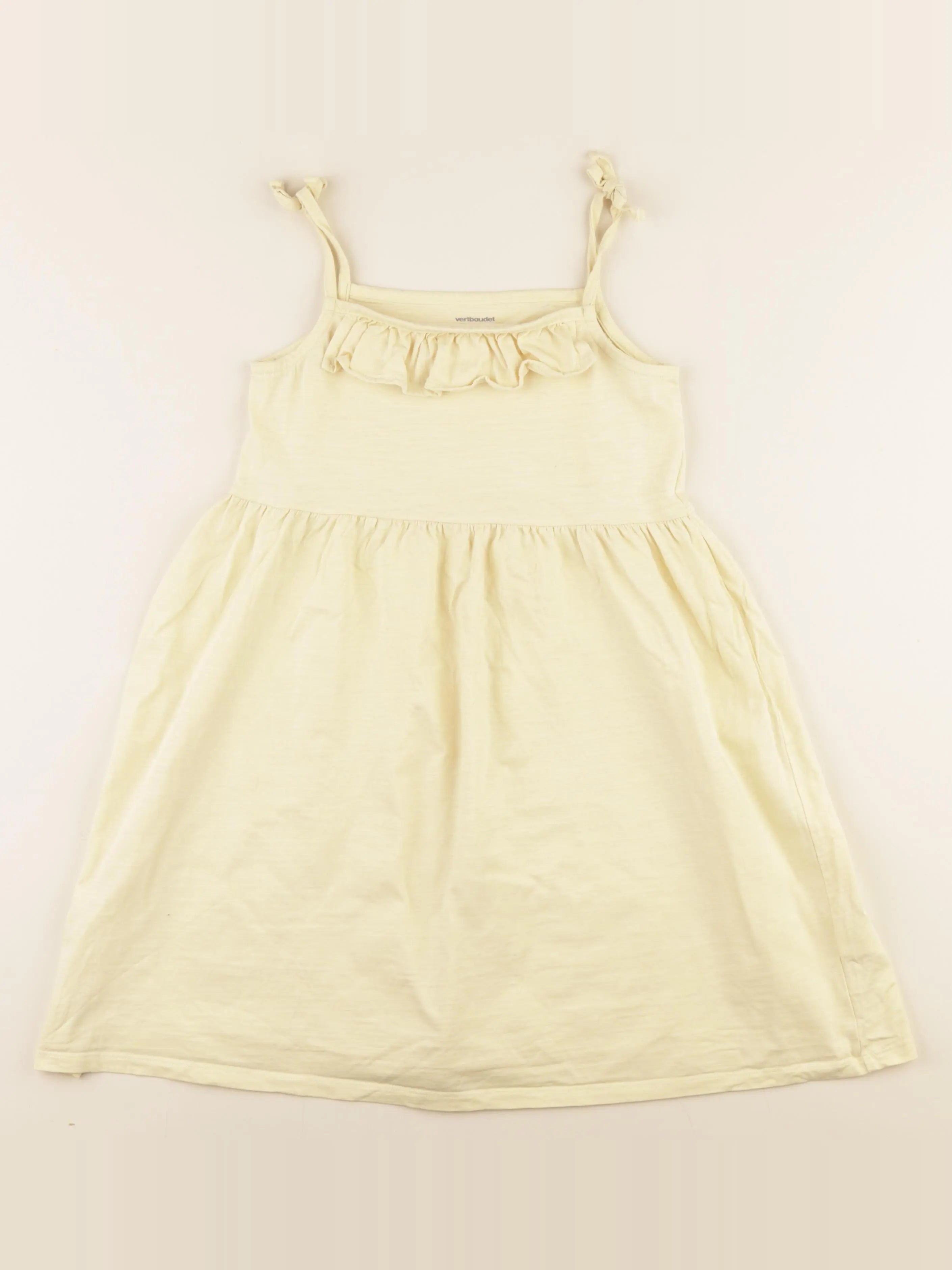Vertbaudet - robe jaune - 10 ans