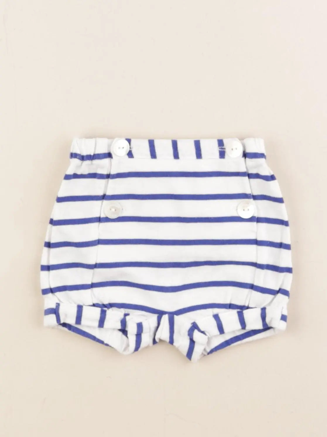 Jacadi - bloomer blanc, bleu - 1 mois