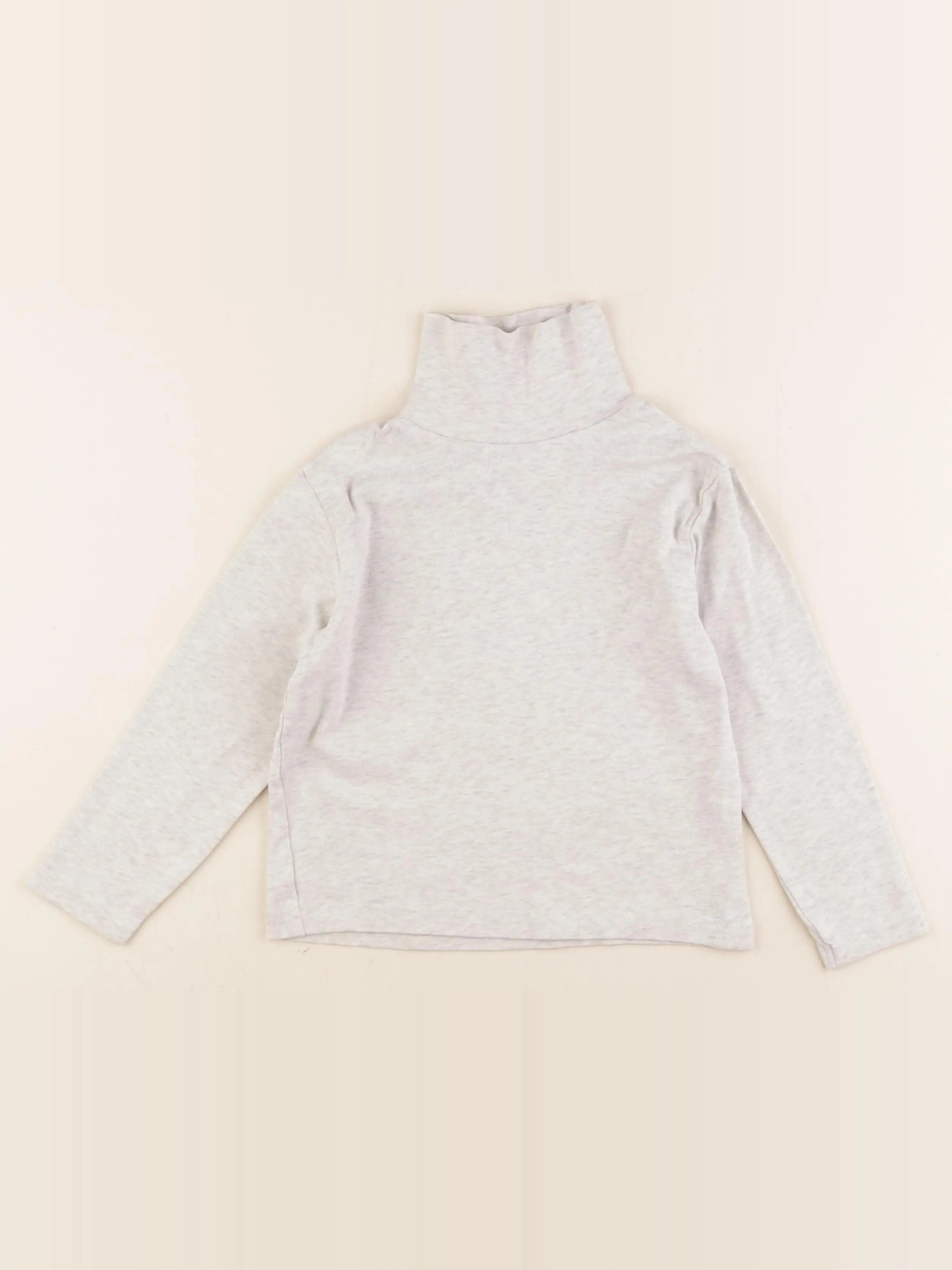 Vertbaudet - sous-pull blanc - 6 ans