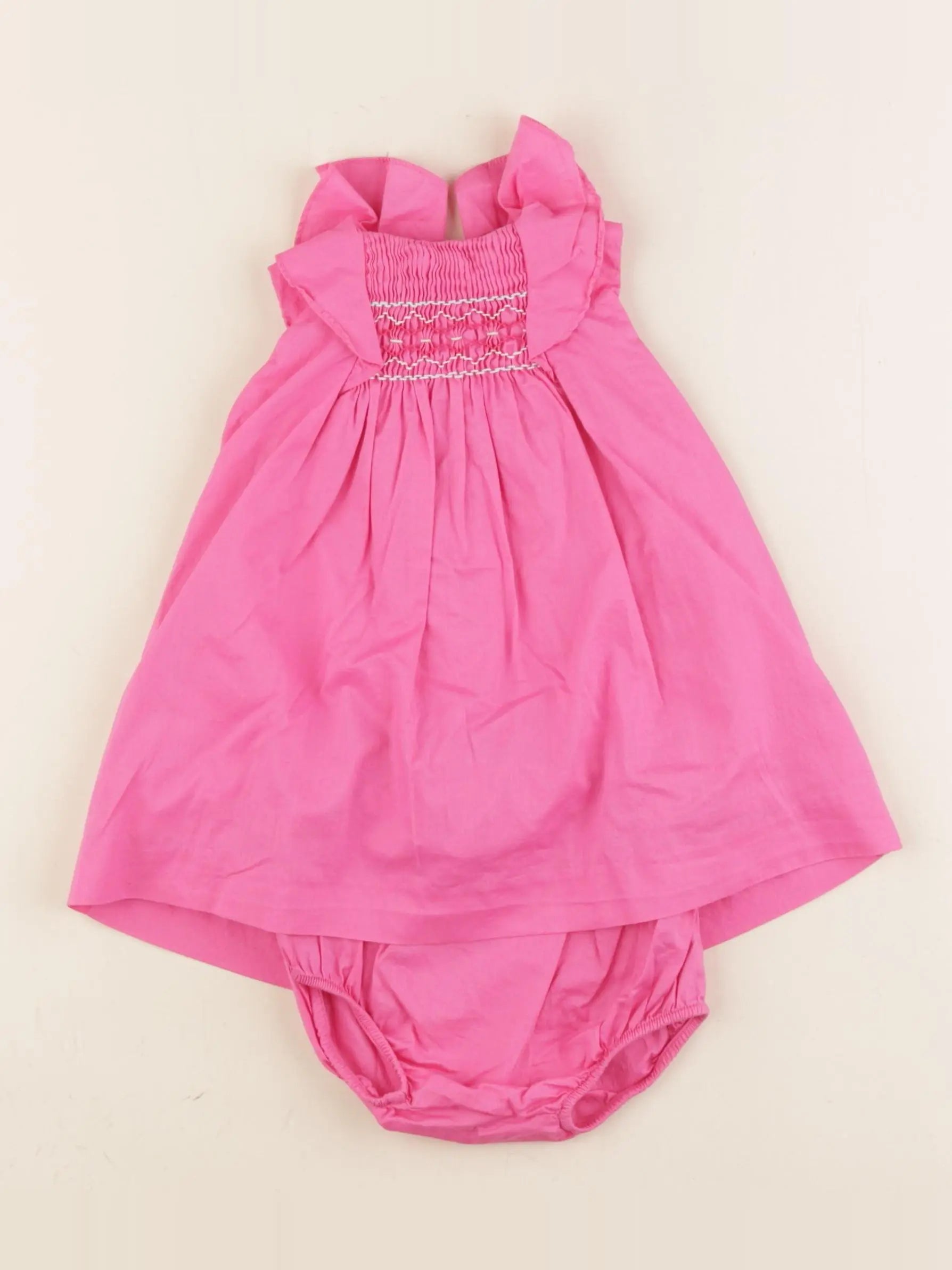 Jacadi - robe rose - 6 mois