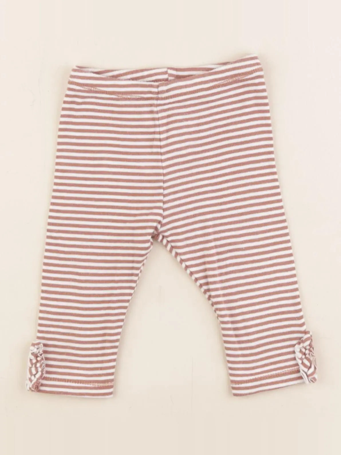 Play Up - legging marron, blanc - 6 mois