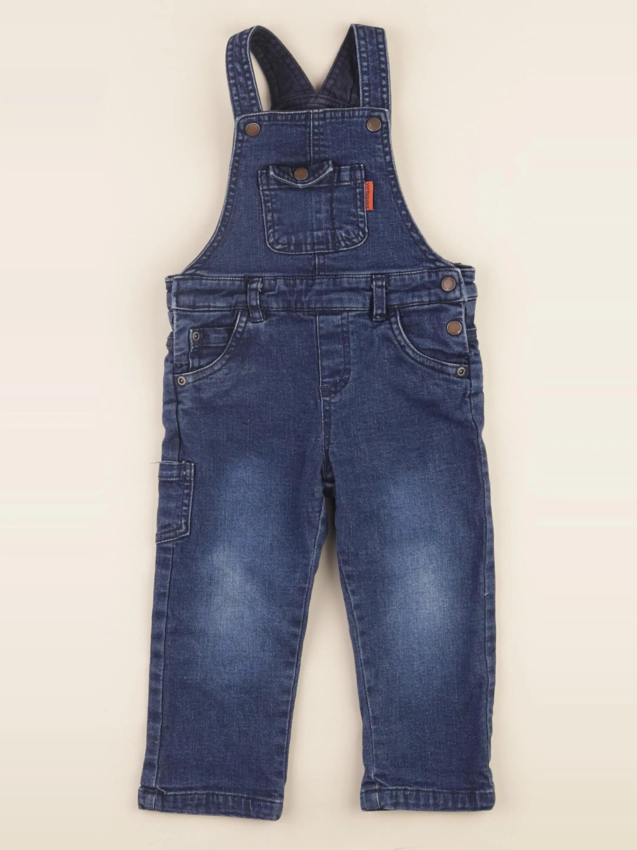 Vertbaudet - salopette bleu - 2 ans