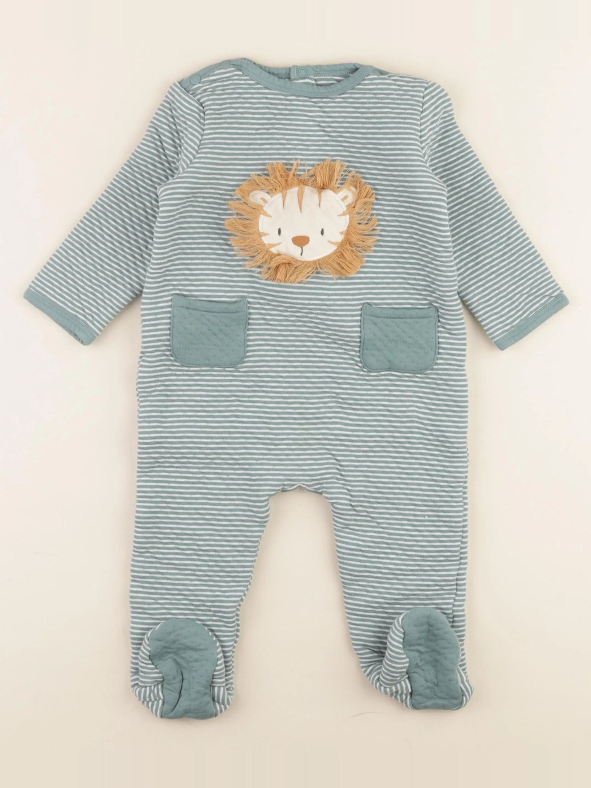 Sergent Major - pyjama coton vert - 24 mois