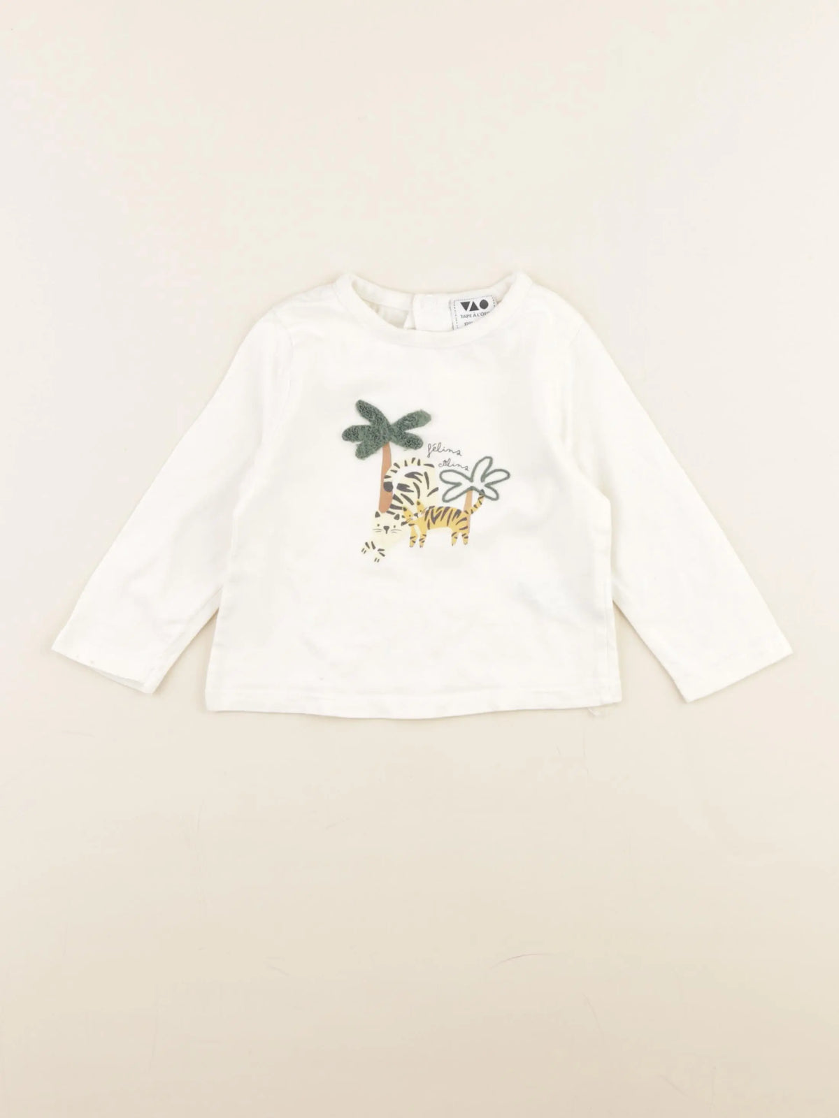 Tape à l'oeil - tee-shirt beige - 12 mois