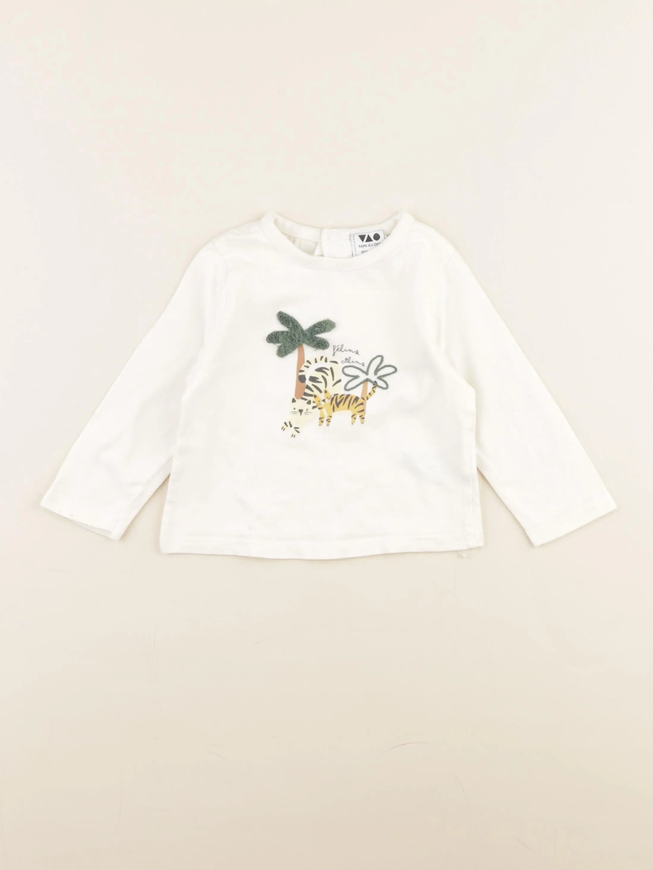 Tape à l'oeil - tee-shirt beige - 12 mois