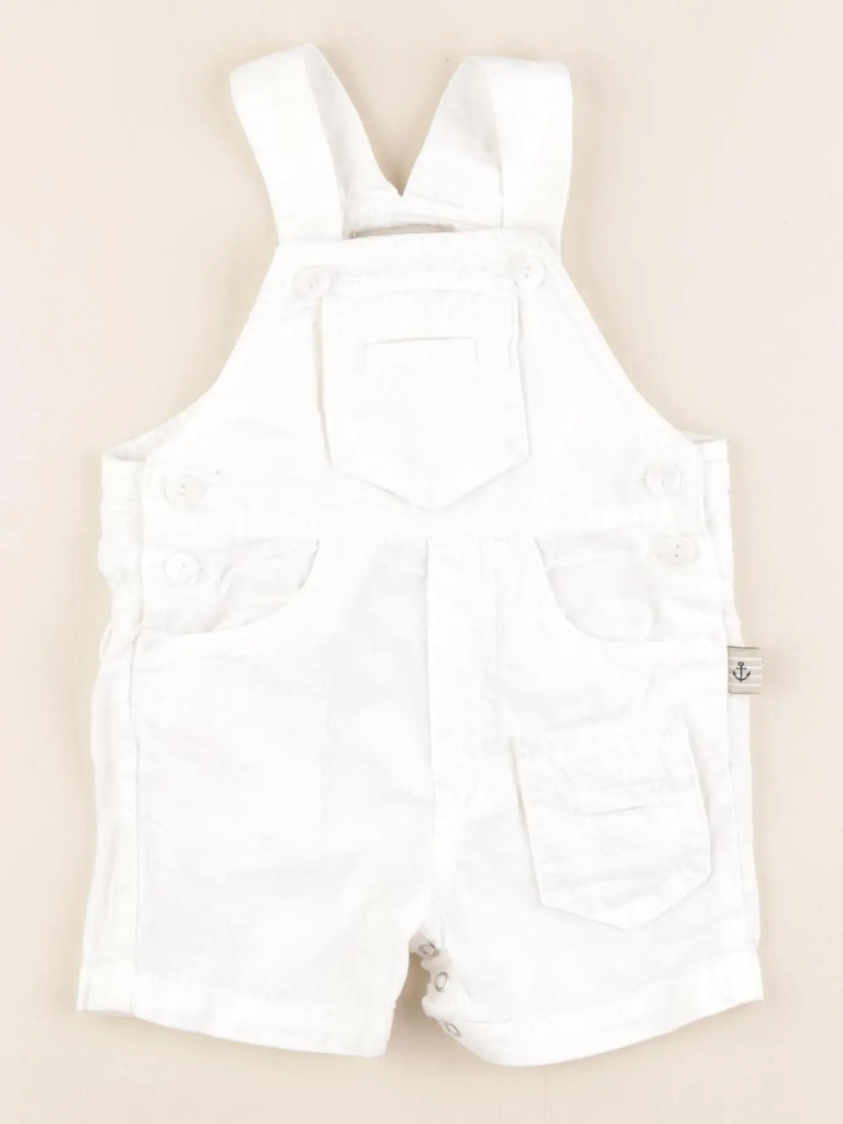 Armor Lux - salopette blanc - 3 mois