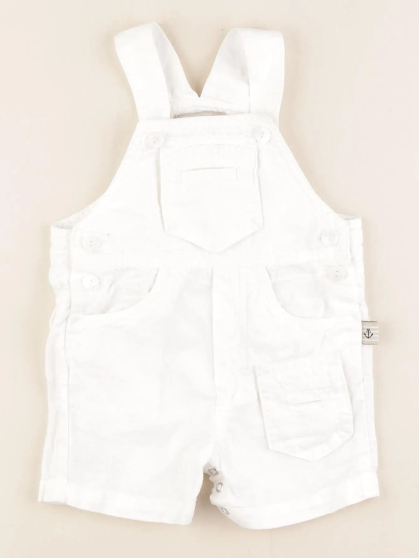 Armor Lux - salopette blanc - 3 mois