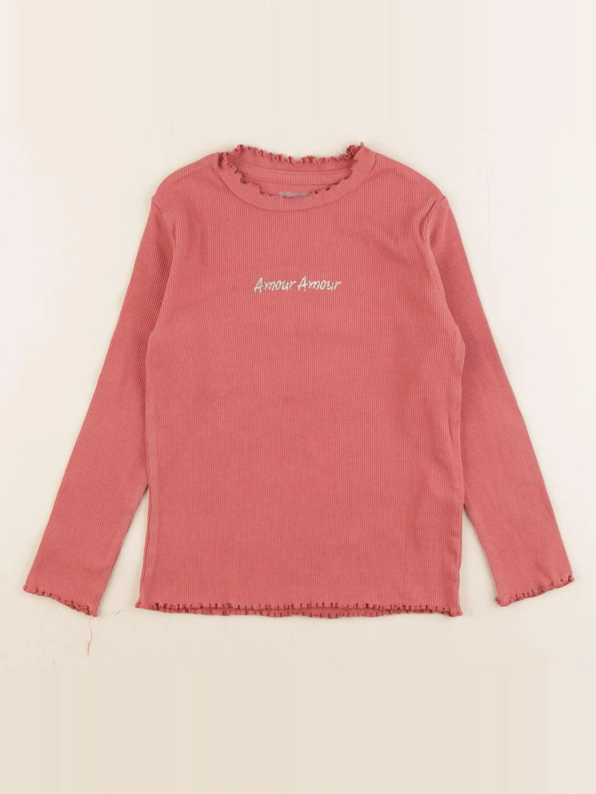 Vertbaudet - tee-shirt rouge - 5 ans