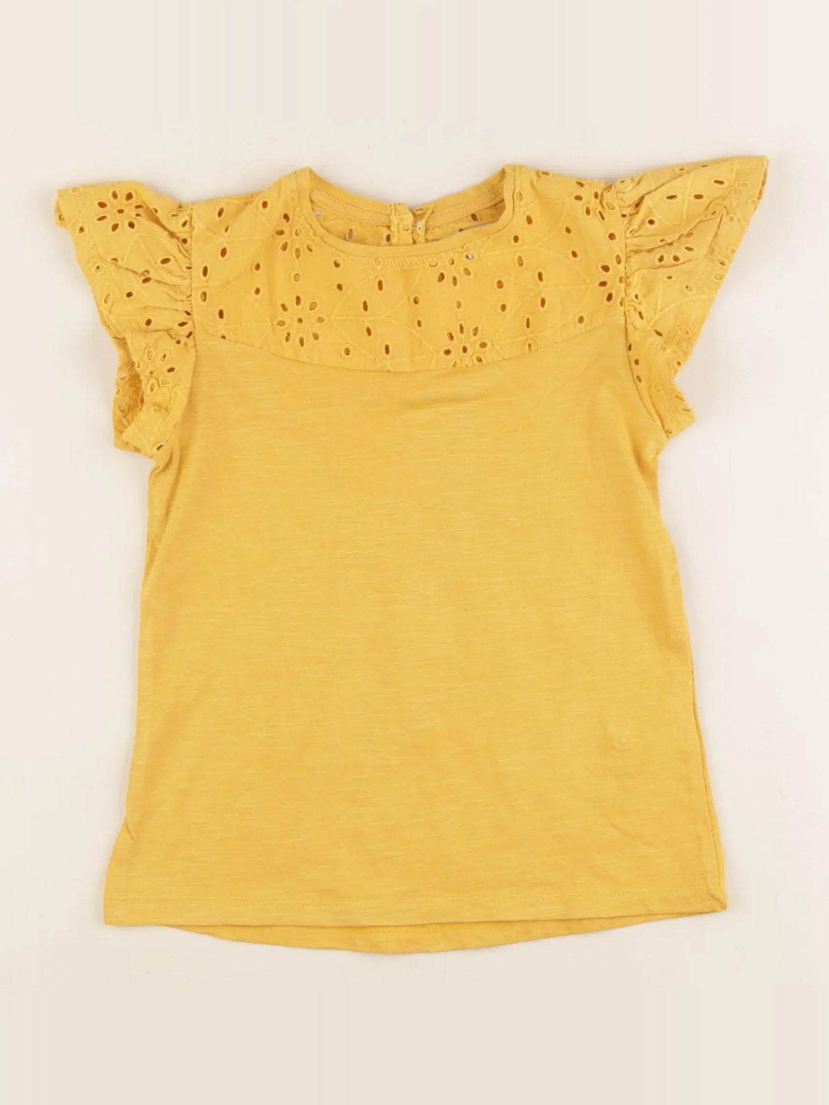 Vertbaudet - tee-shirt jaune - 5 ans