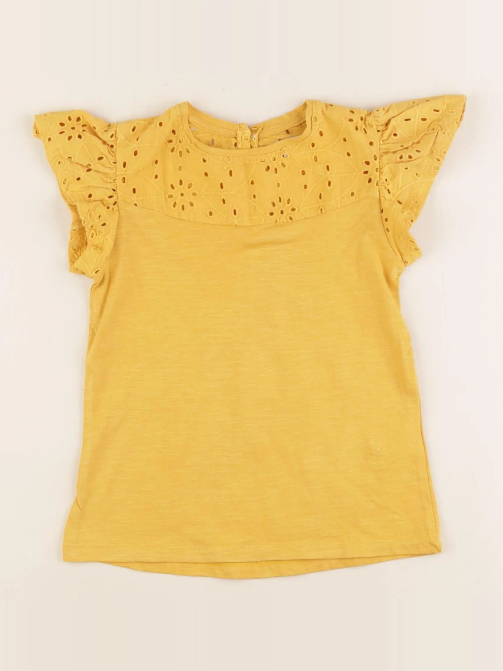 Vertbaudet - tee-shirt jaune - 5 ans