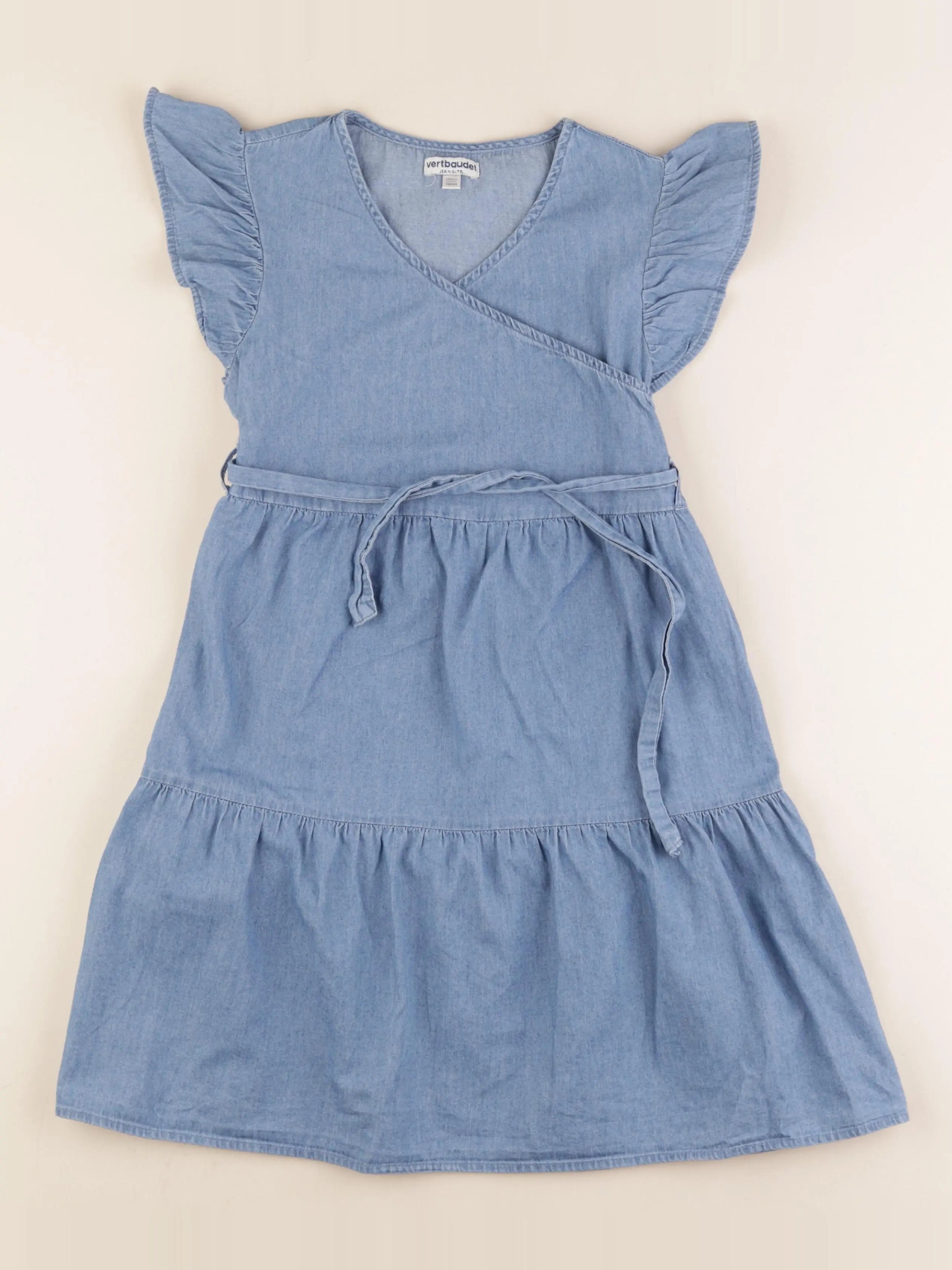 Vertbaudet - robe bleu - 10 ans