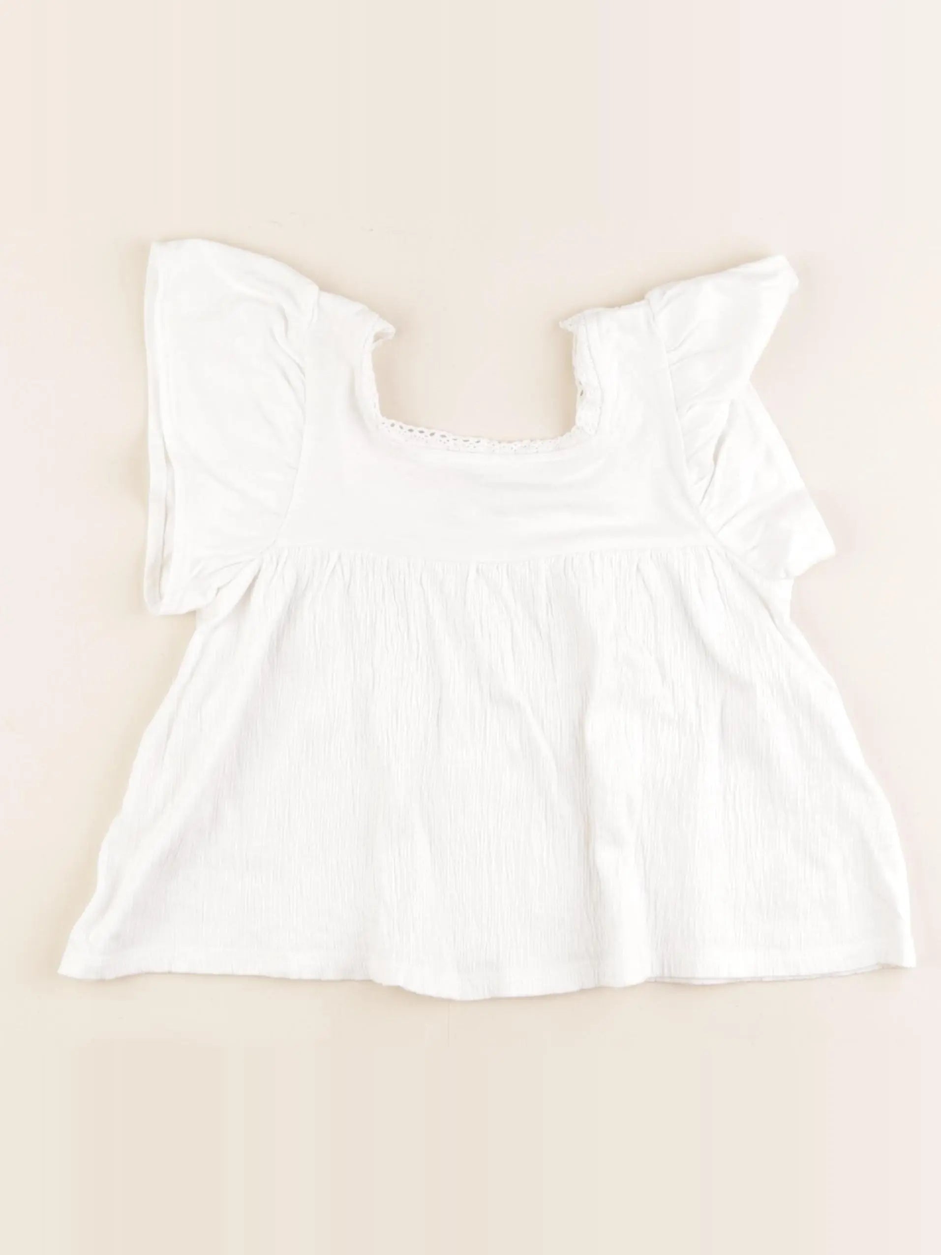 Vertbaudet - tee-shirt blanc - 5 ans