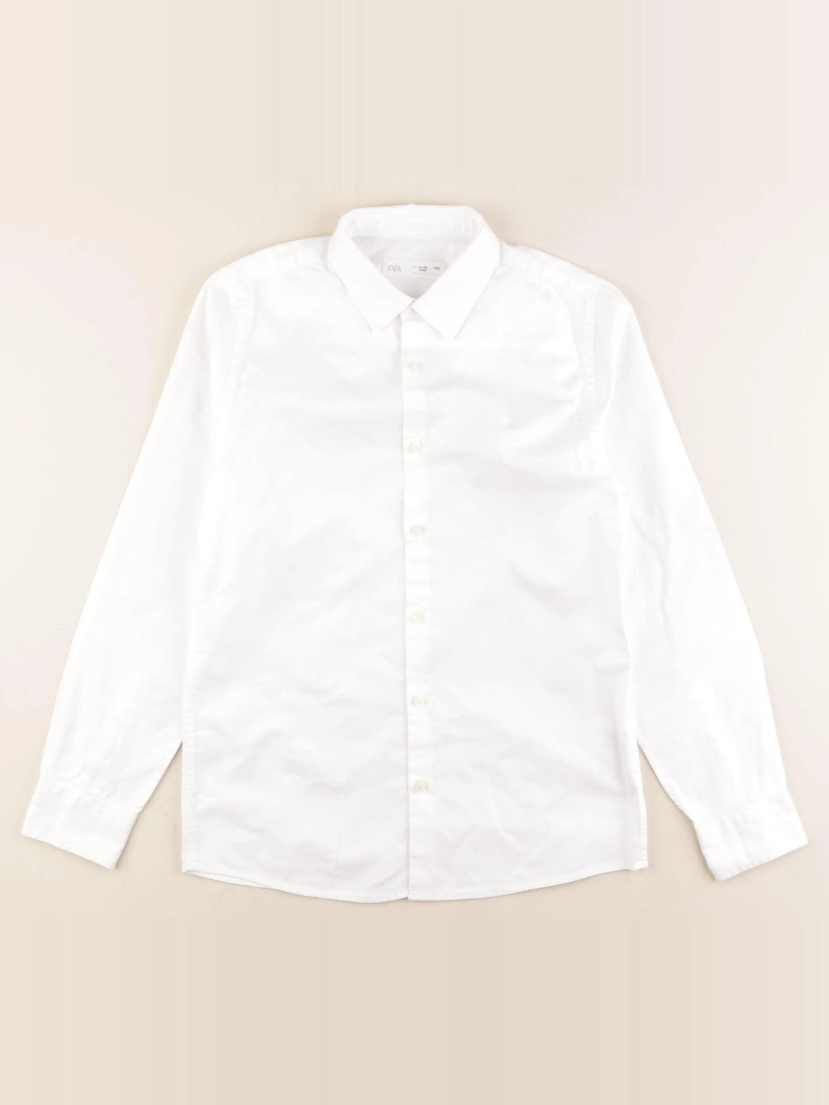 Zara - chemise blanc - 11/12 ans