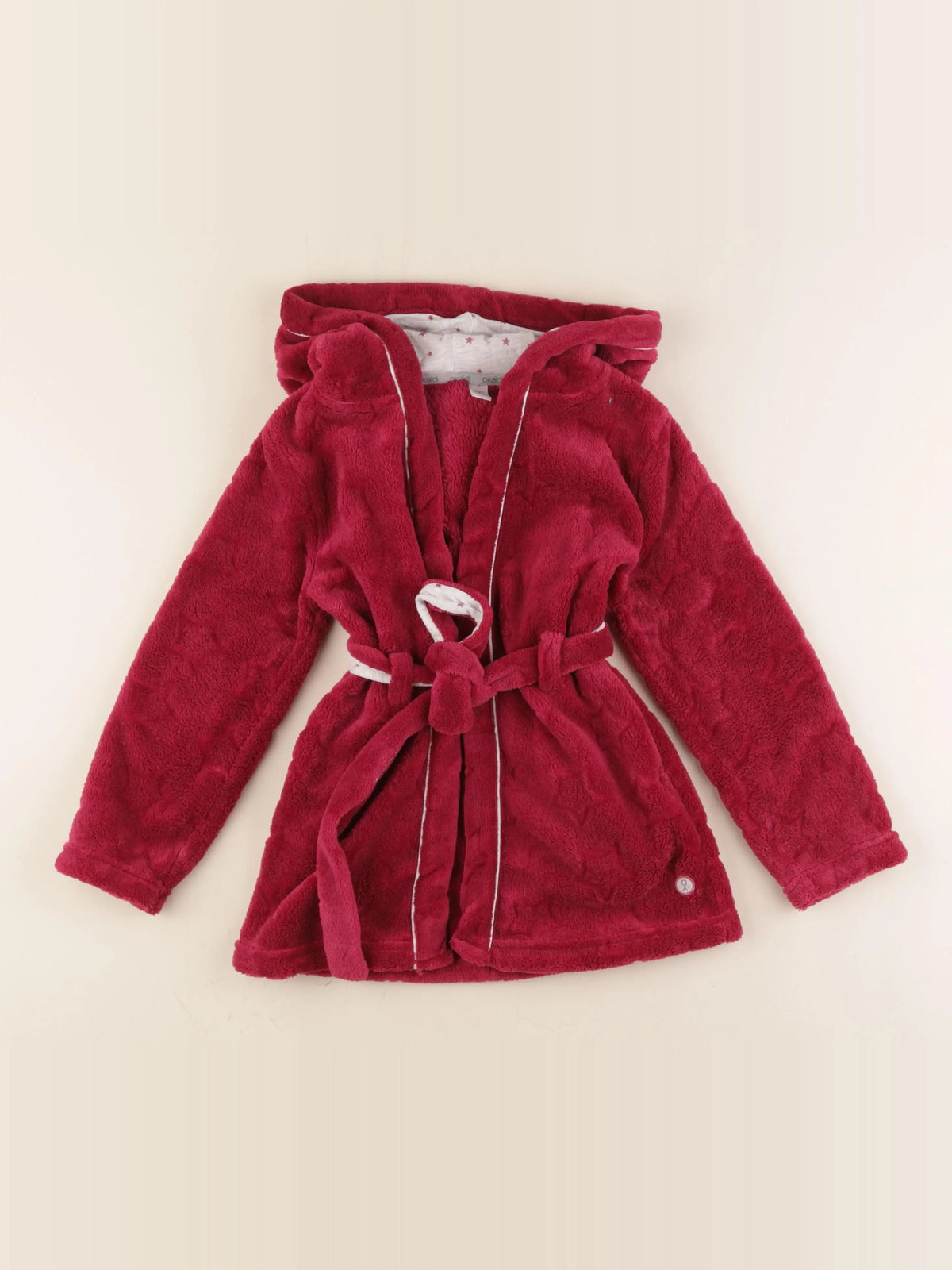 Okaidi - robe de chambre rouge - 5 ans