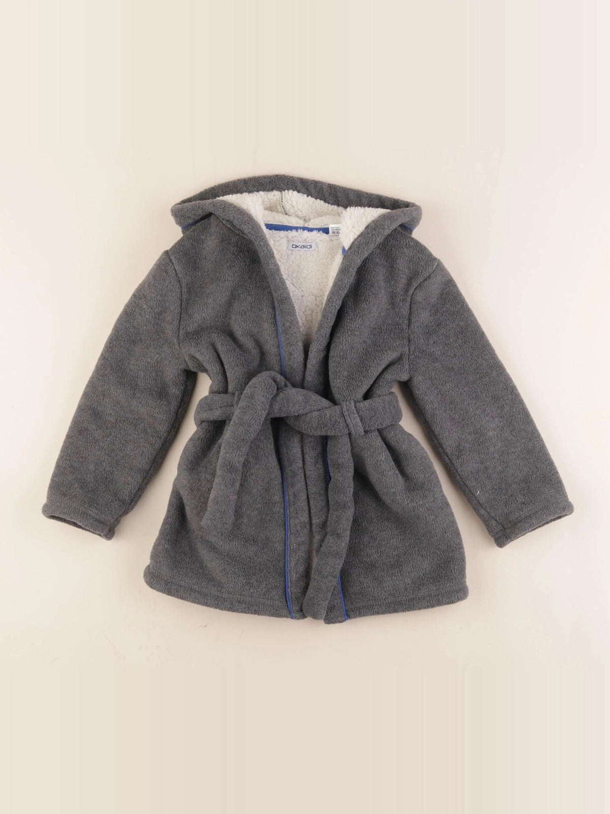 Okaidi - robe de chambre gris - 4 ans
