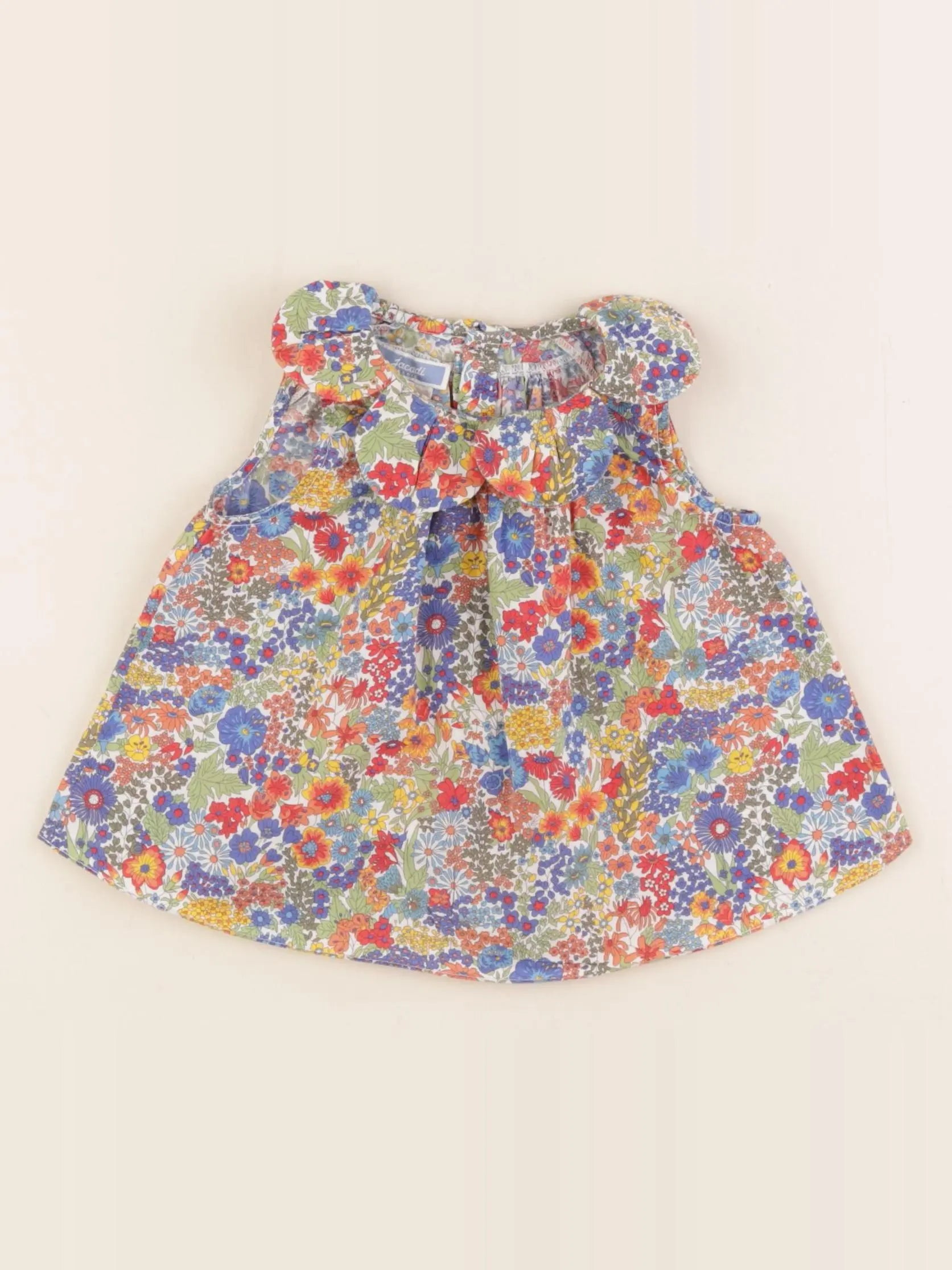 Jacadi - blouse liberty multicolore - 12 mois