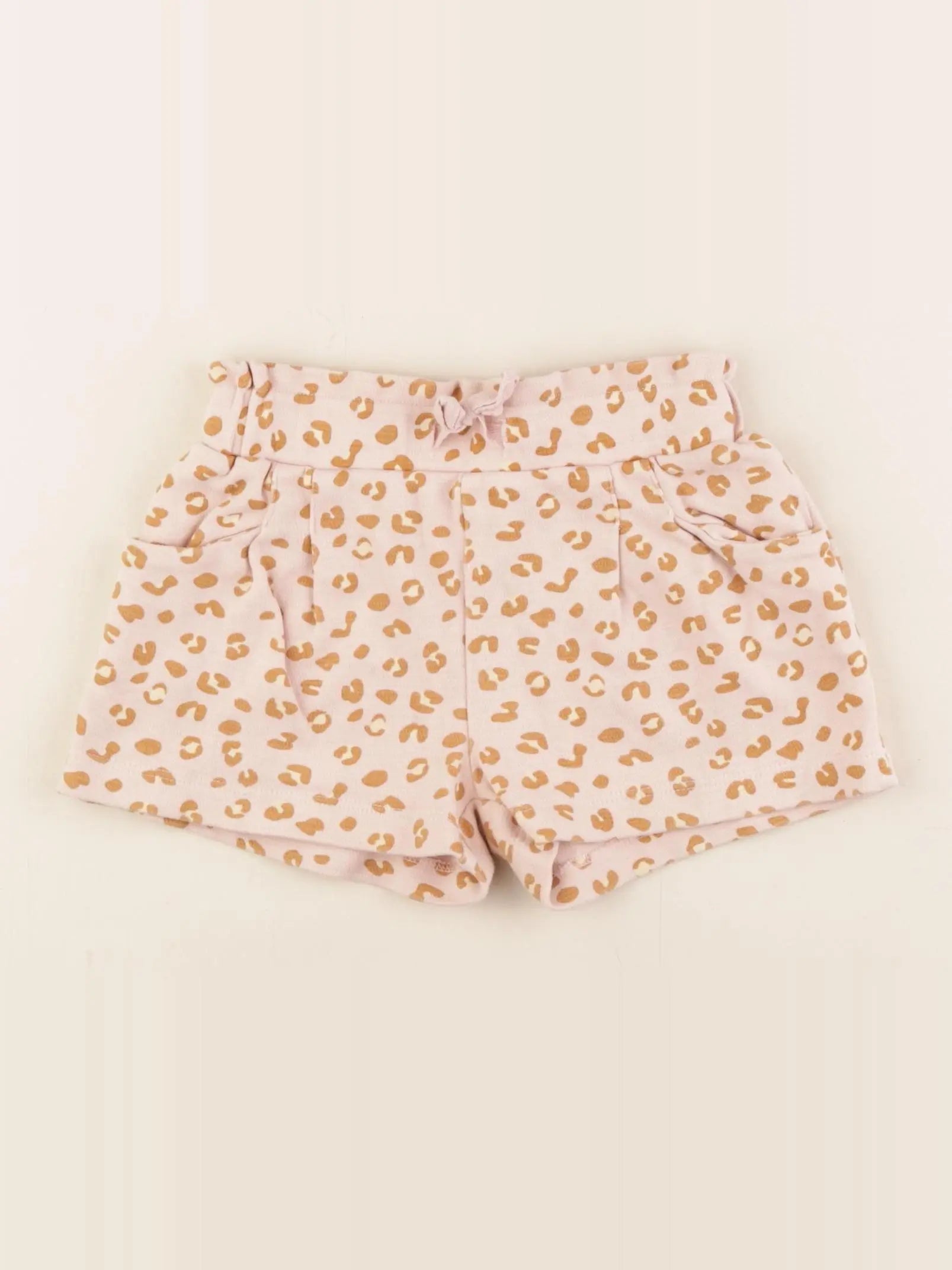 Boutchou - short marron, rose - 24 mois