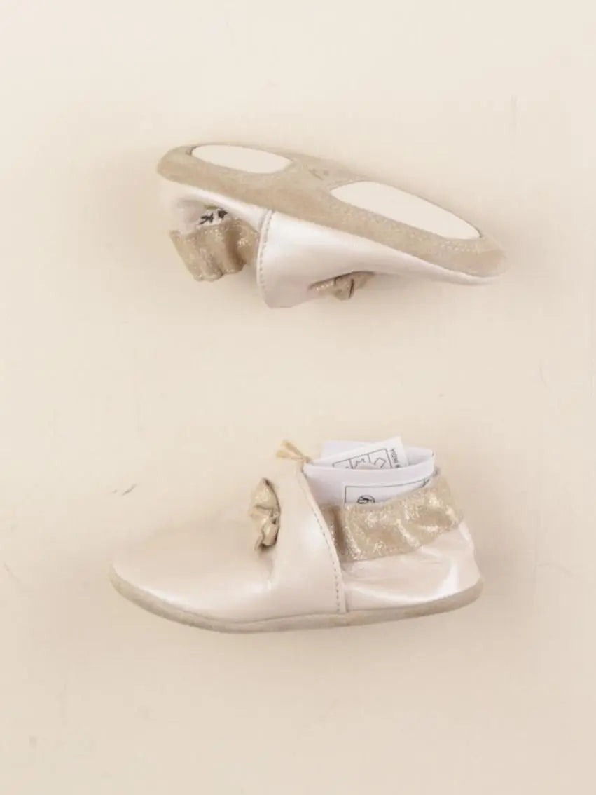 Vertbaudet - chaussons beige - pointure 20/21