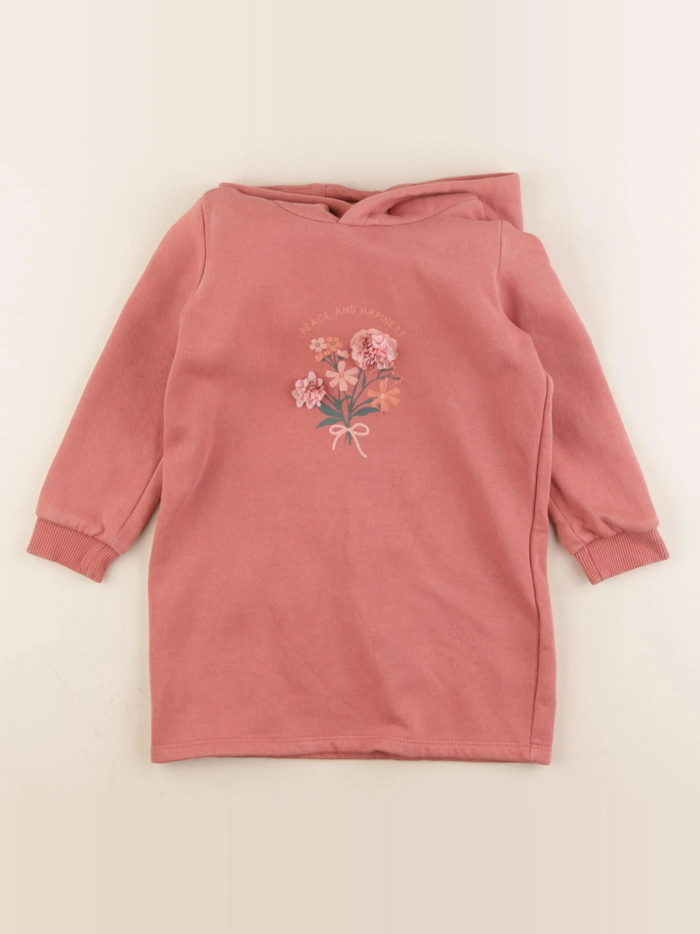 Vertbaudet - robe rose - 4 ans