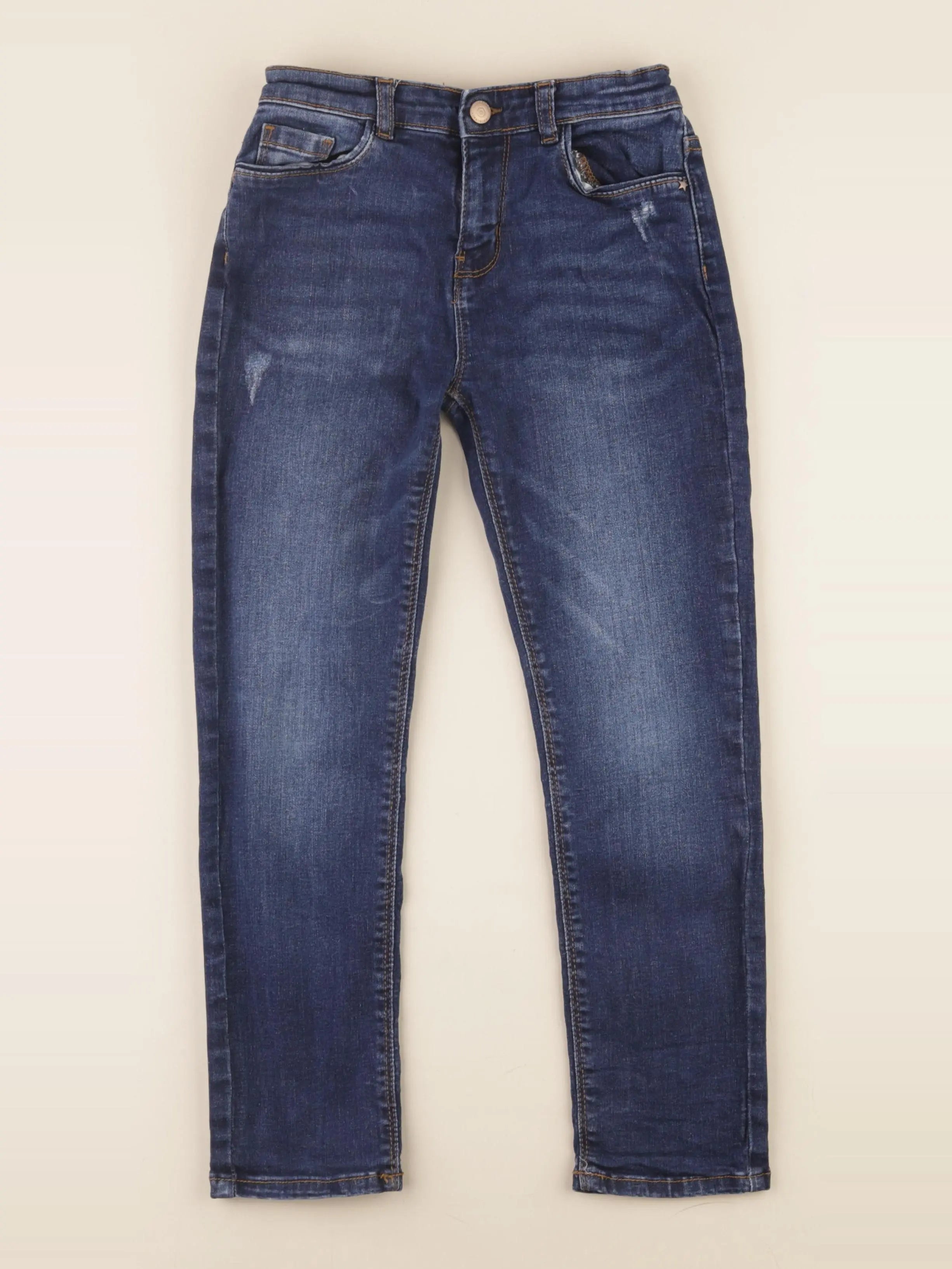 Vertbaudet - jean bleu - 8 ans
