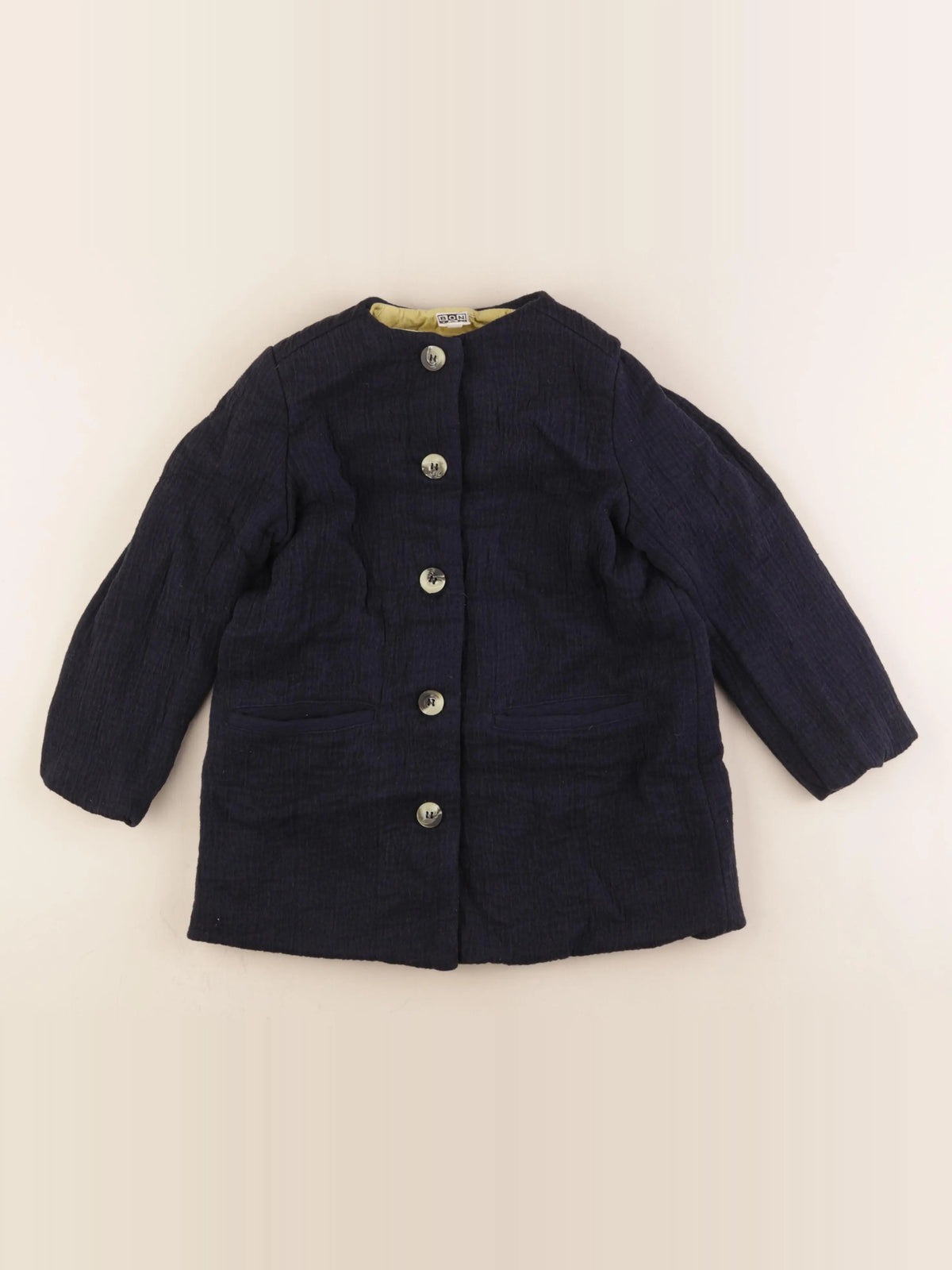 Bonton - manteau bleu - 8 ans
