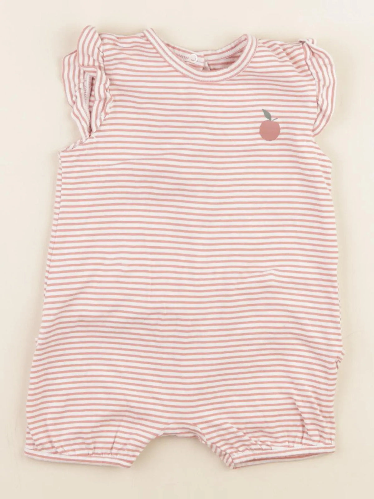 Vertbaudet - pyjama coton rose - 12 mois