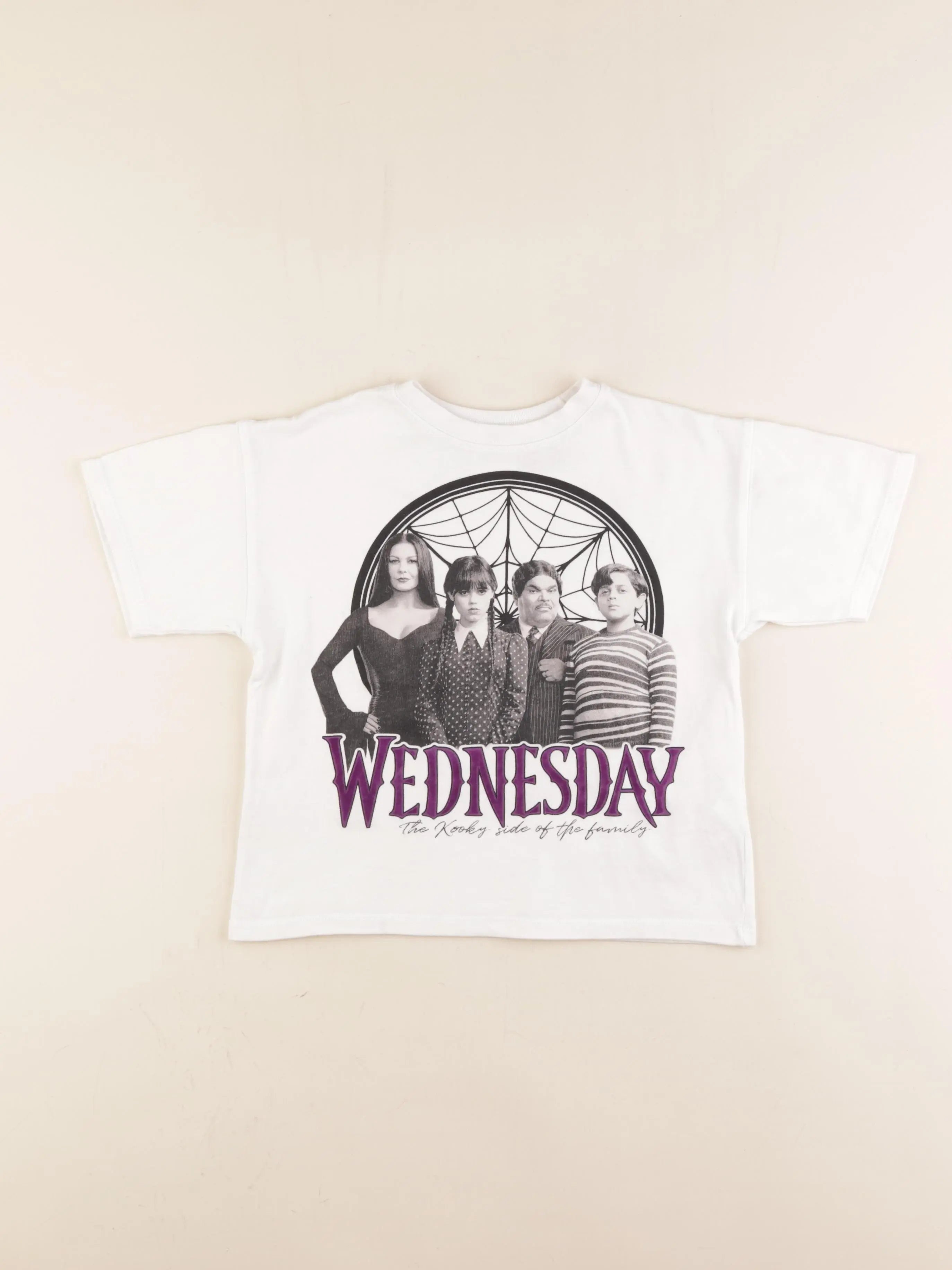 Zara - tee-shirt blanc, noir - 6/7 ans