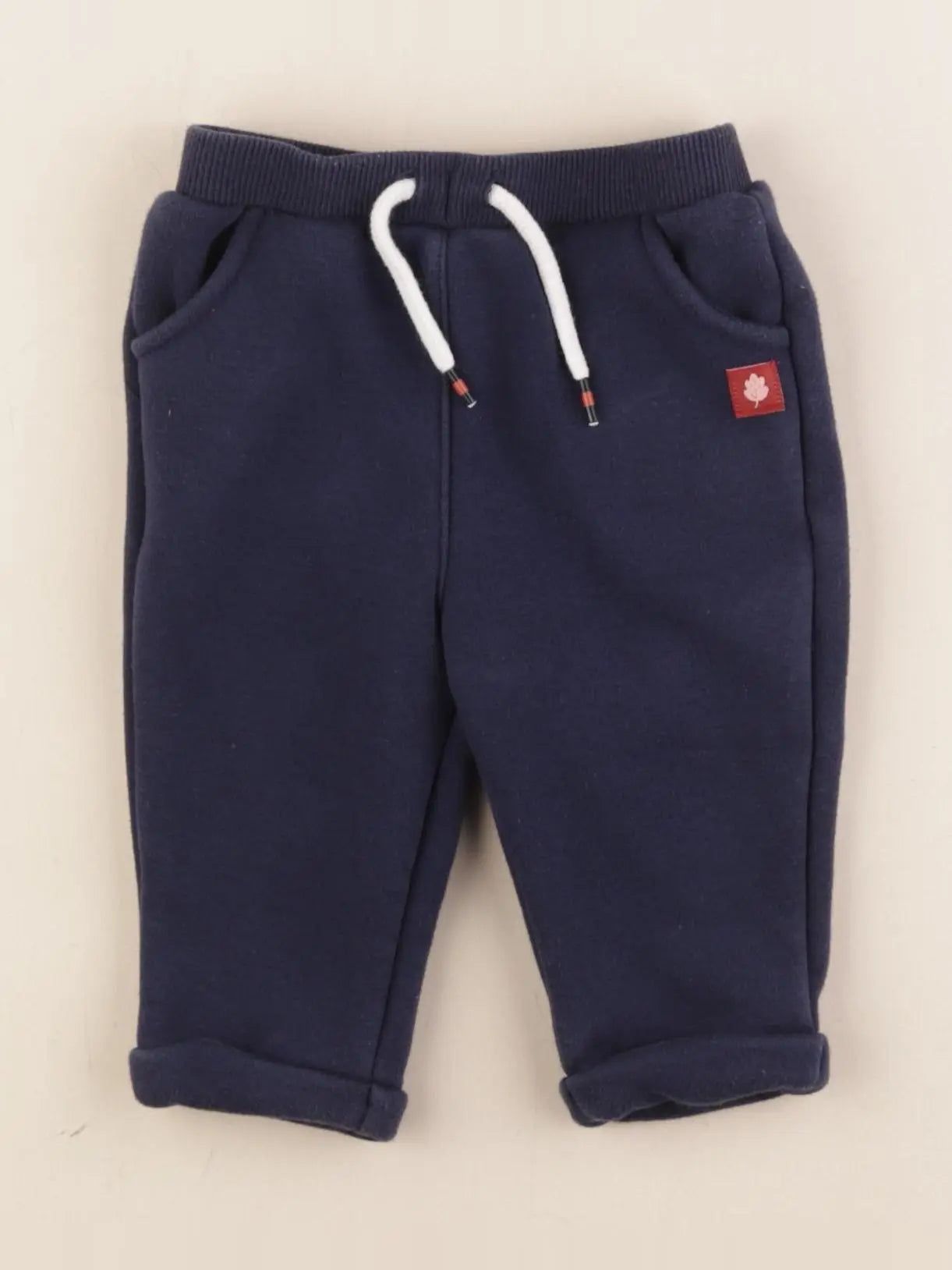 Cadet Rousselle - jogging doublé bleu - 6 mois