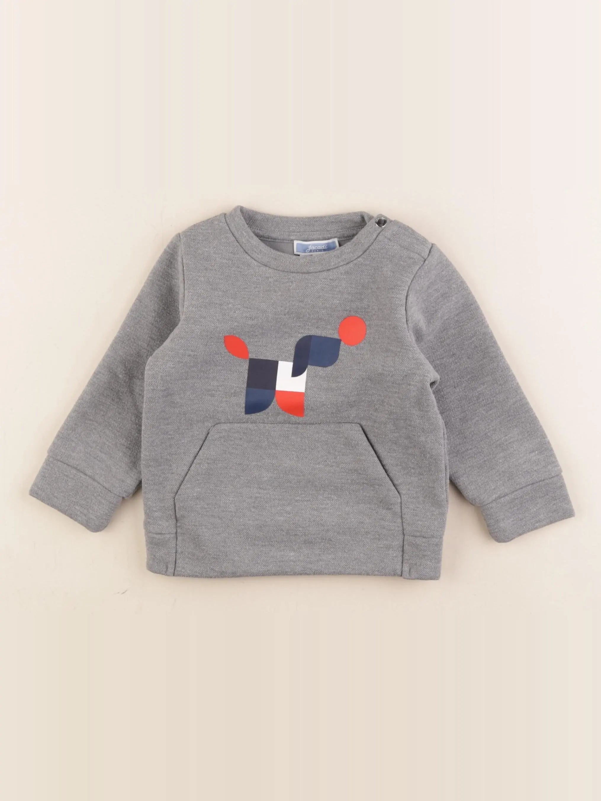 Jacadi - sweat gris - 18 mois