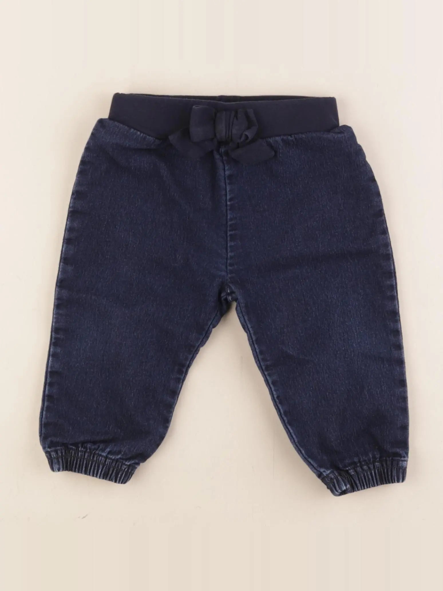 Petit Bateau - jean bleu - 12 mois