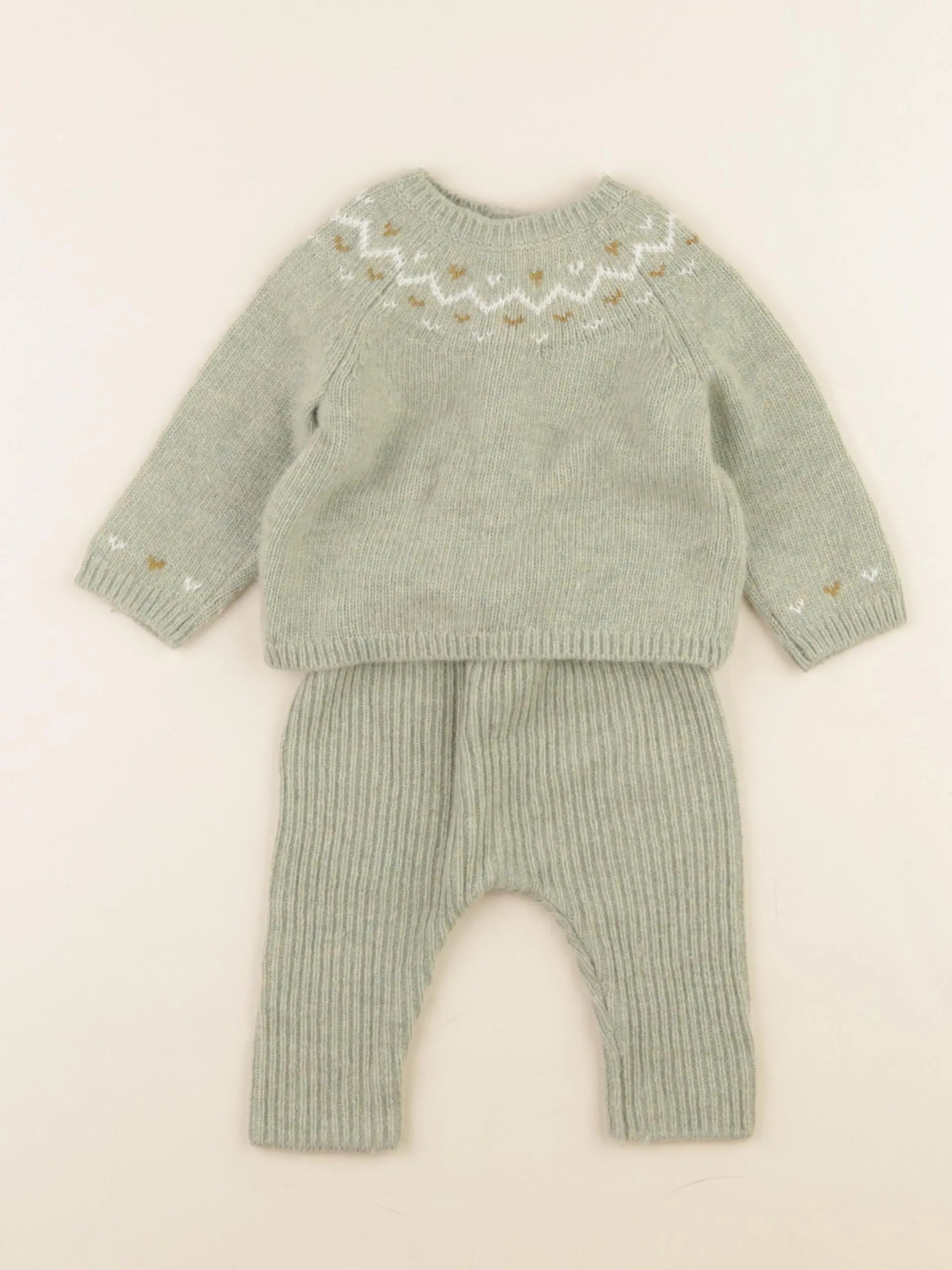 Cyrillus - ensemble vert - 3 mois