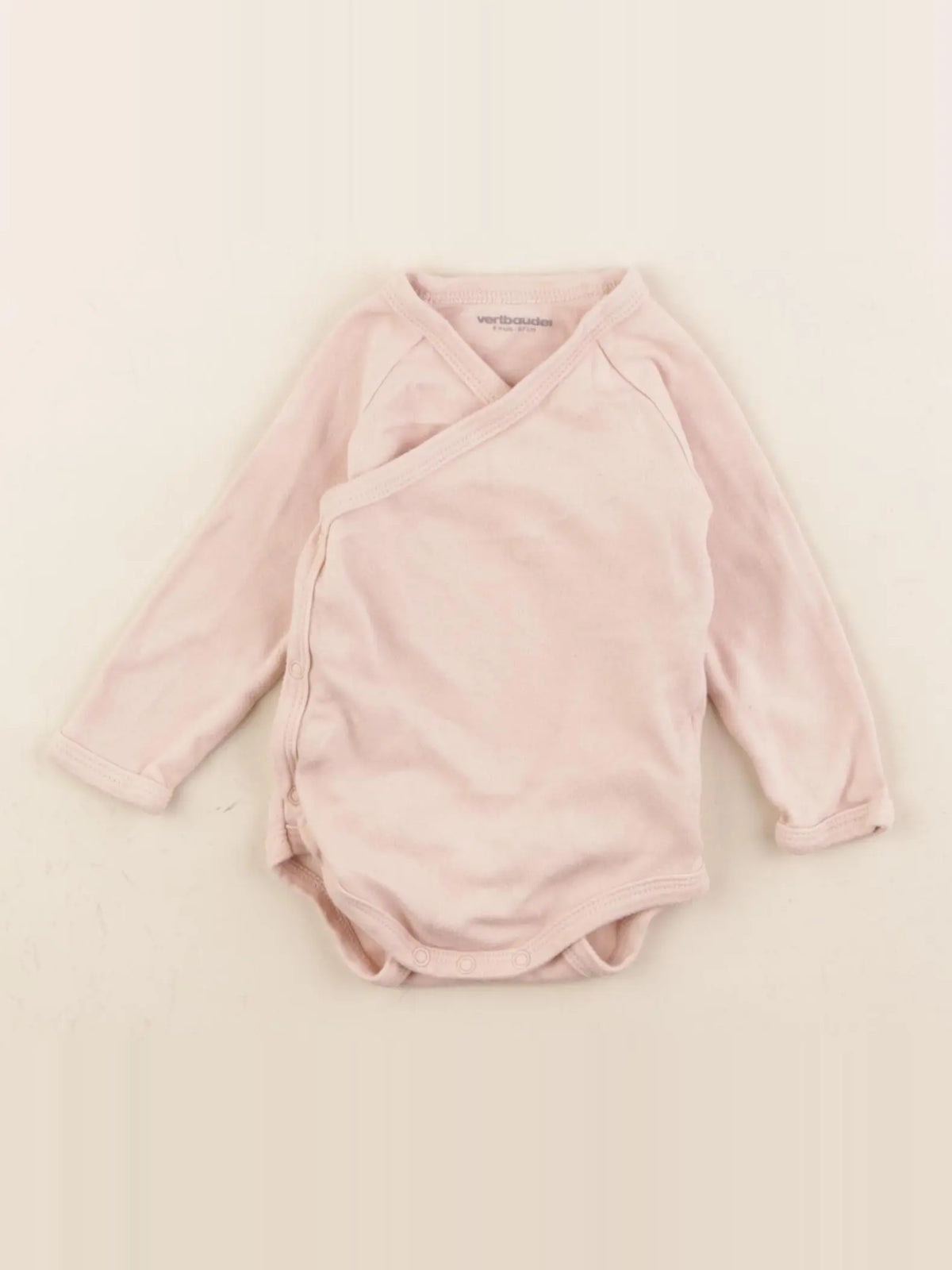 Vertbaudet - body rose - 6 mois