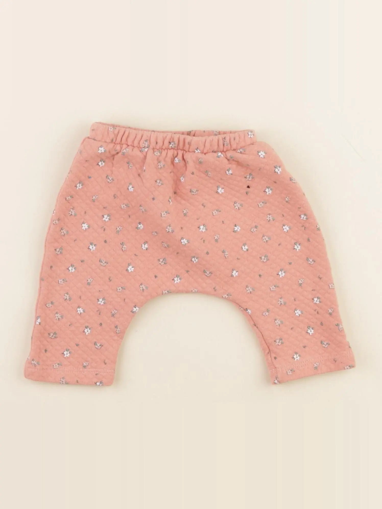 Vertbaudet - sarouel rose - 3 mois